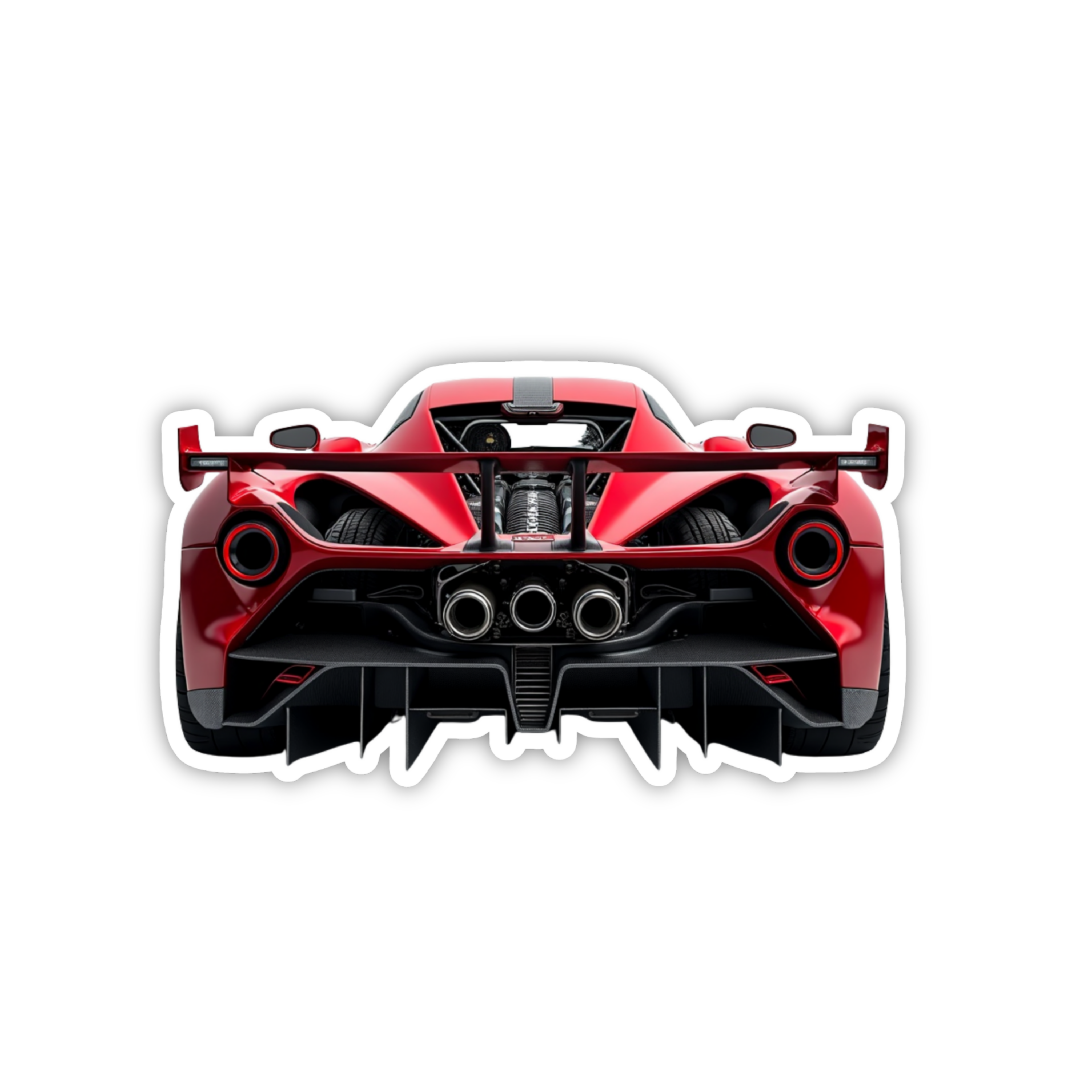 Hot Wheels Supercar Design #51 Premium Car Sticker