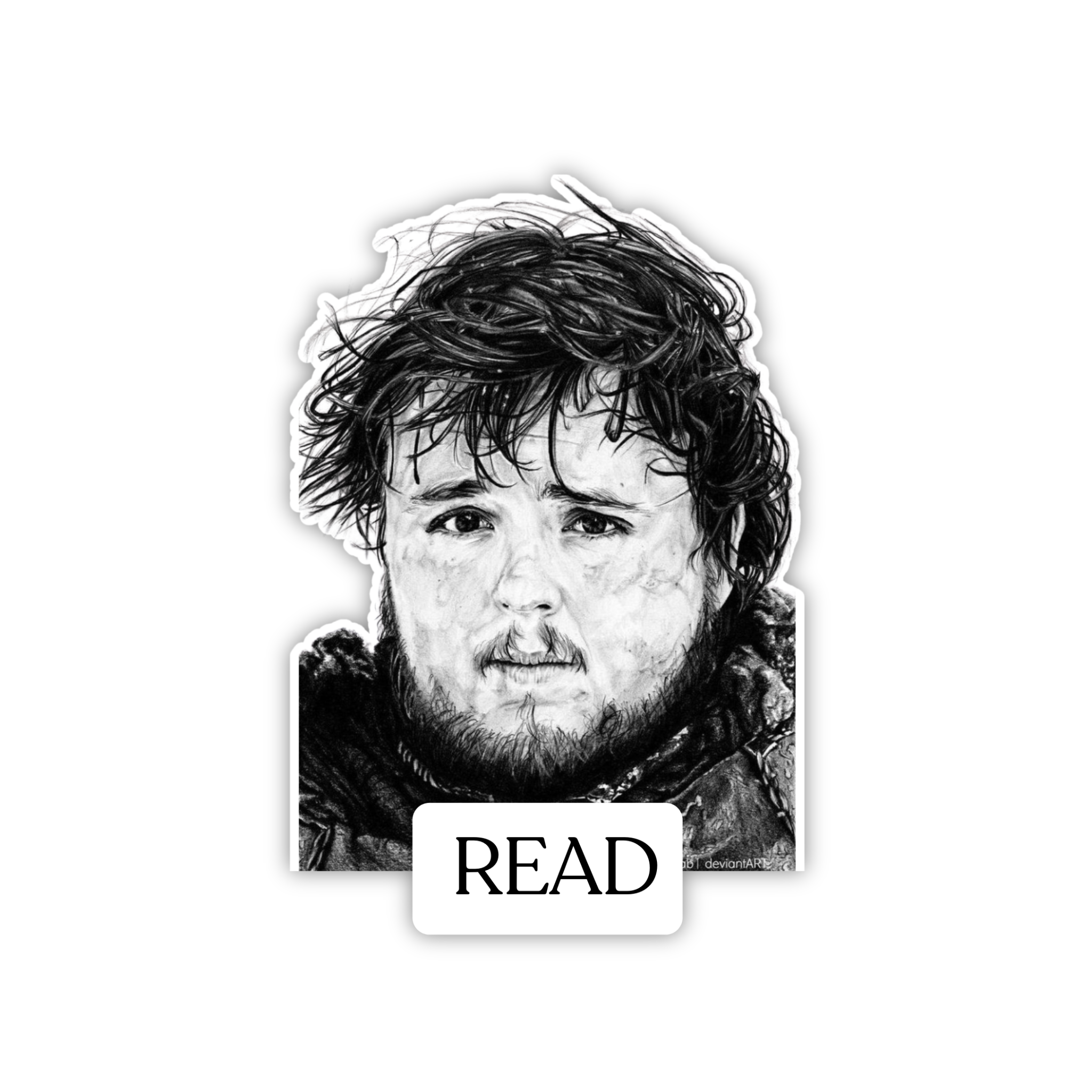 Read And Know Things Quote Portrait Sticker