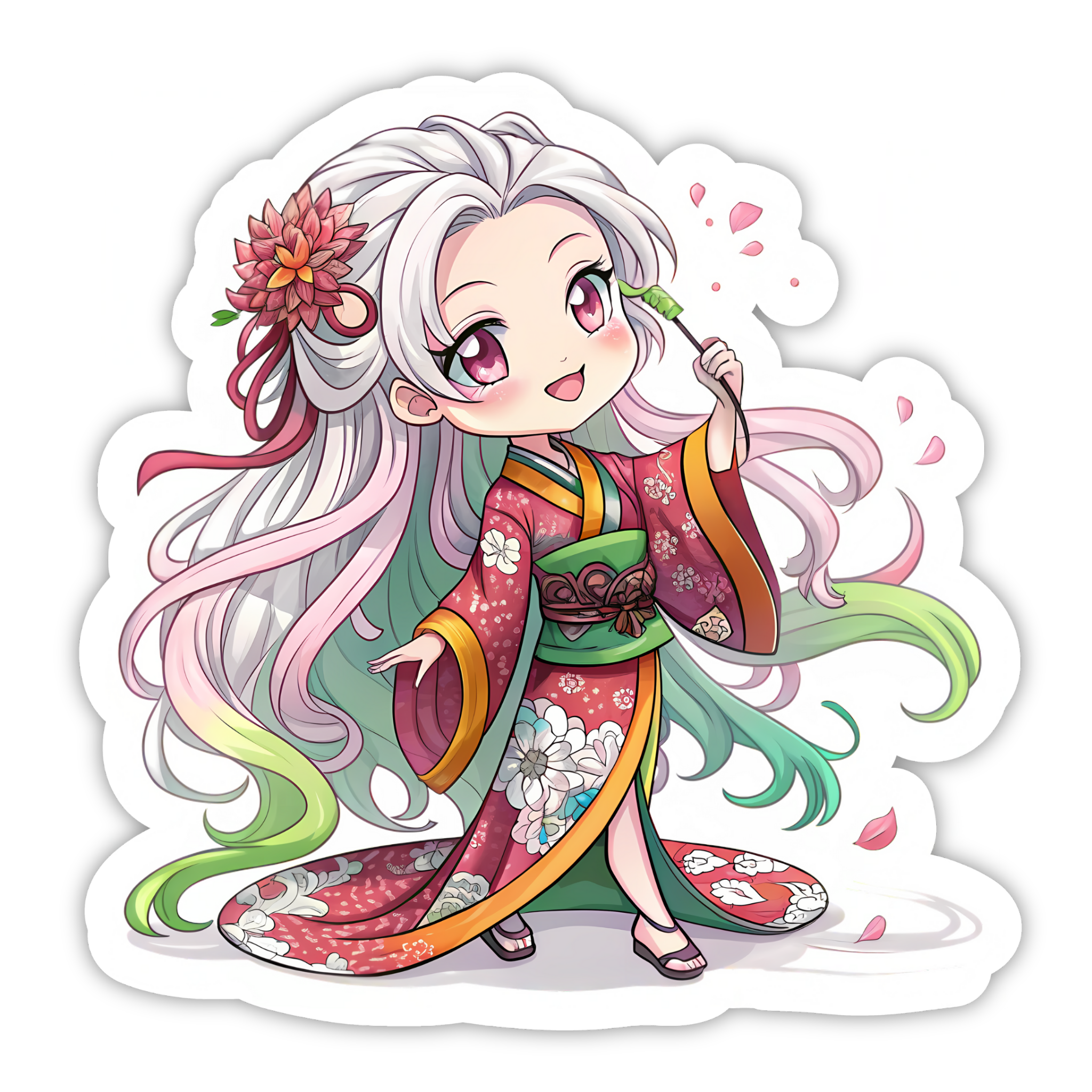 Daki Demon Princess Sticker