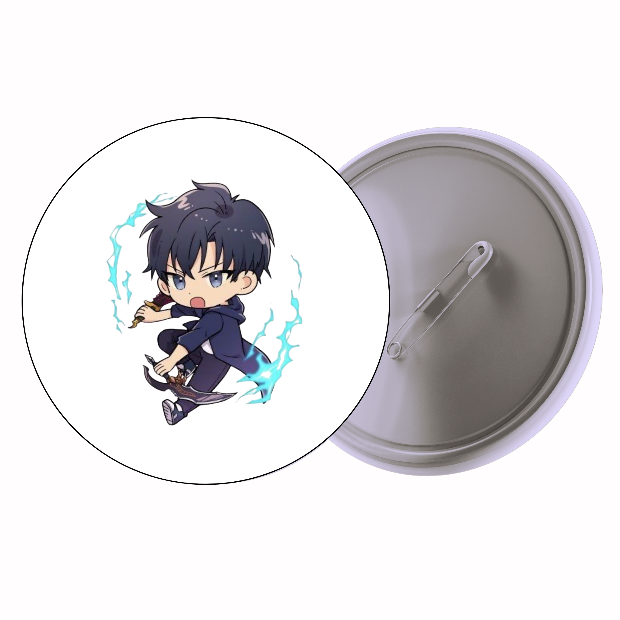 Naruto Sasuke Uchiha Chidori (Chibi) Anime Pin Badge