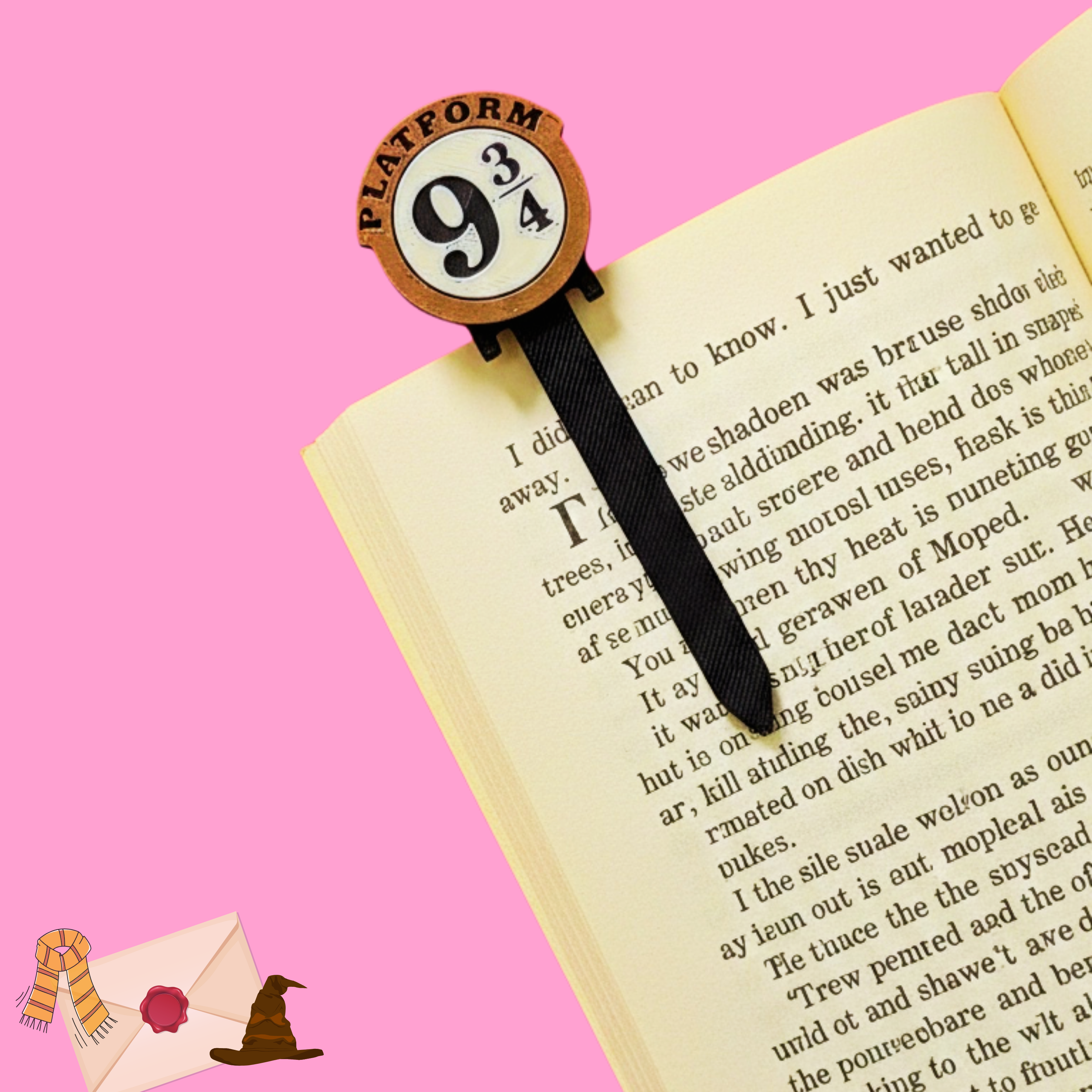 9 three by four - Harry Potter Bookmark
