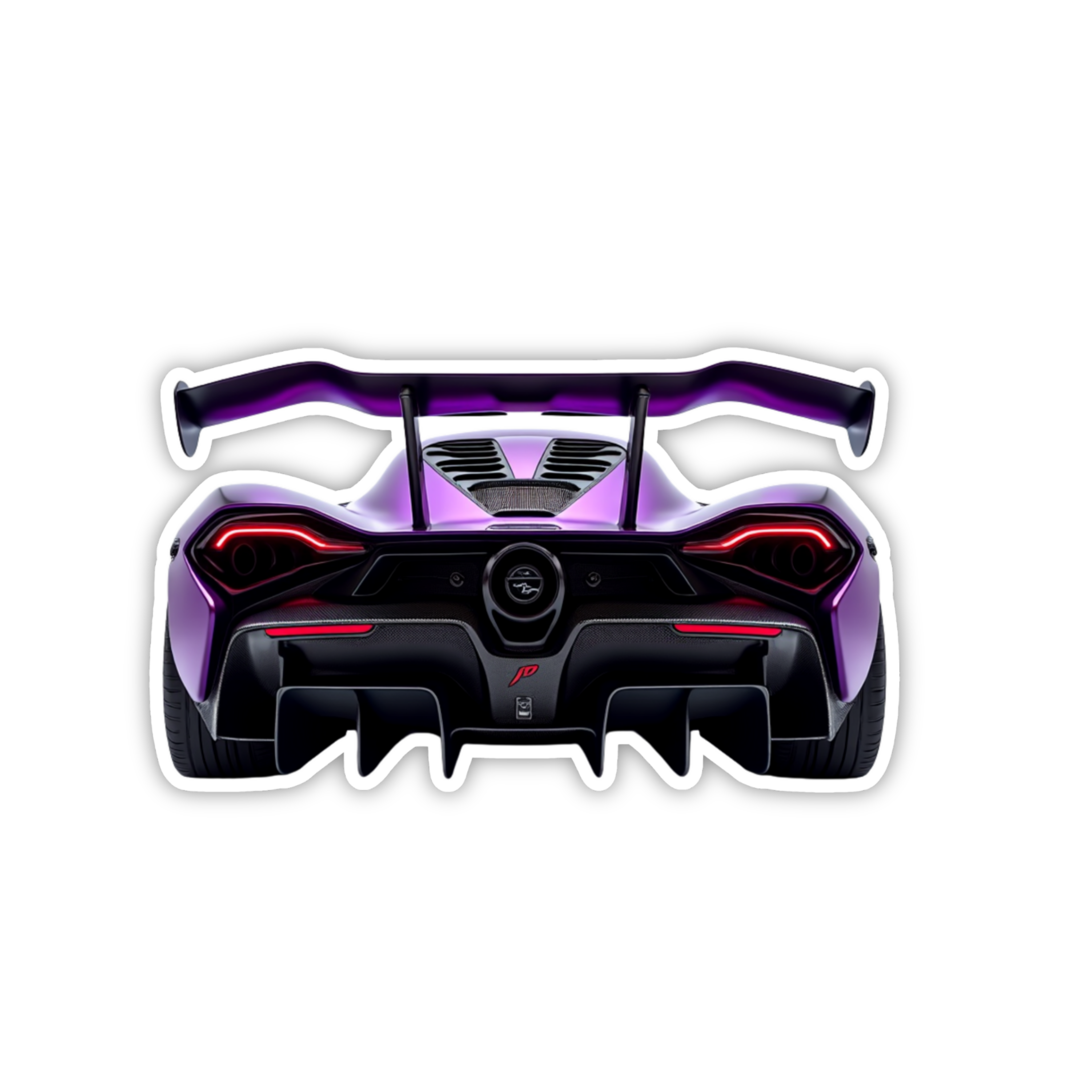 Hot Wheels Supercar Design #52 Premium Car Sticker
