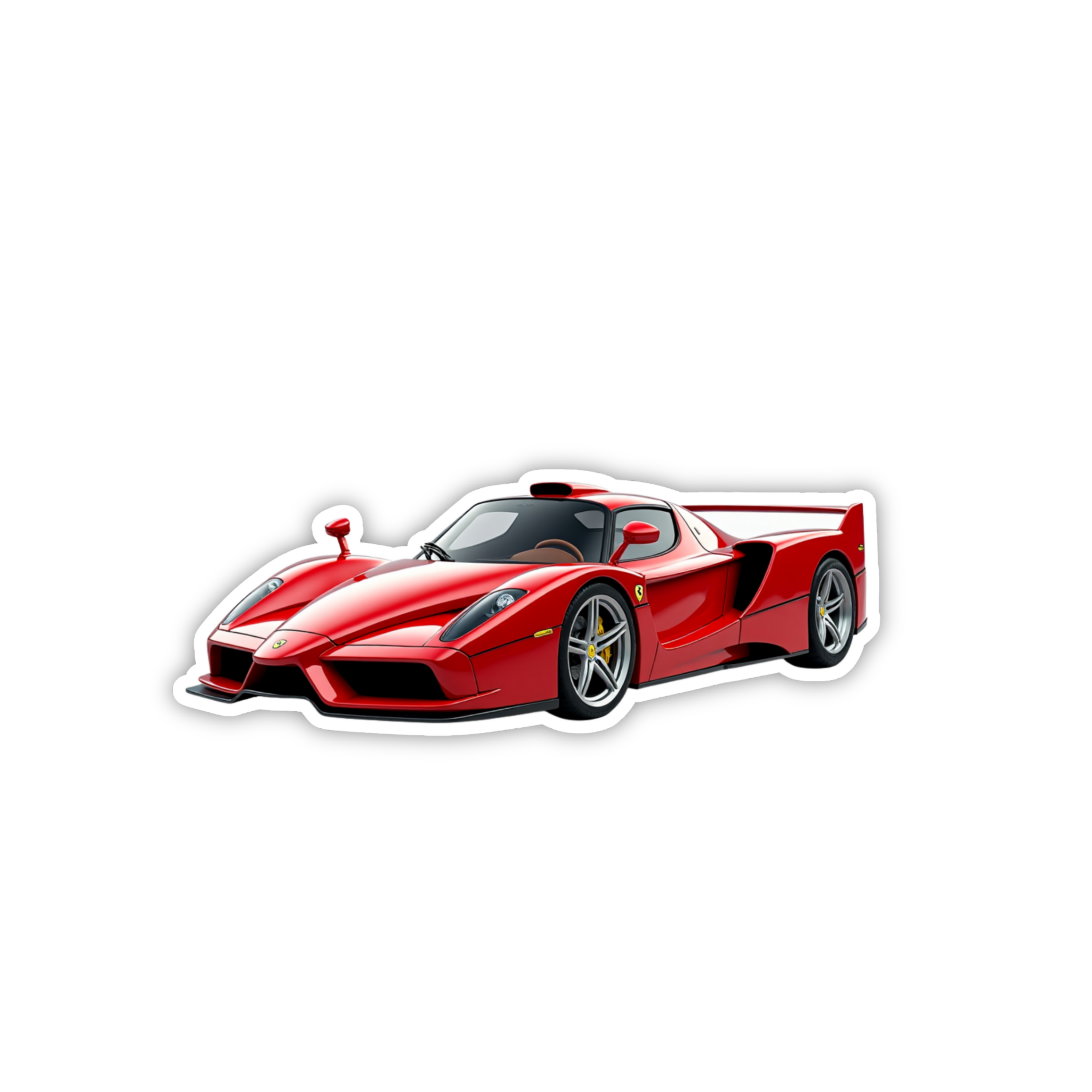 Hot Wheels Supercar Design #53 Premium Car Sticker