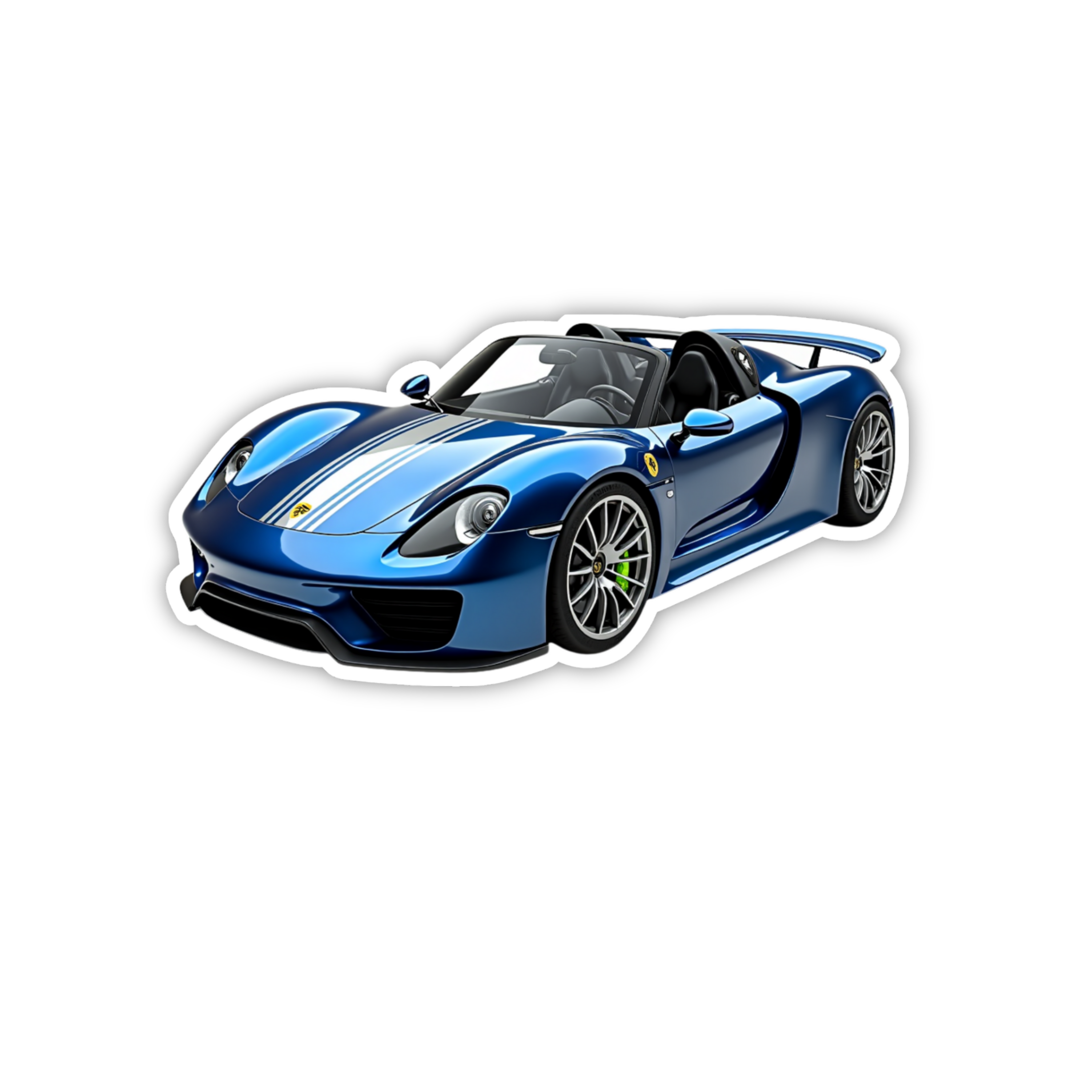Hot Wheels Supercar Design #54 Premium Car Sticker
