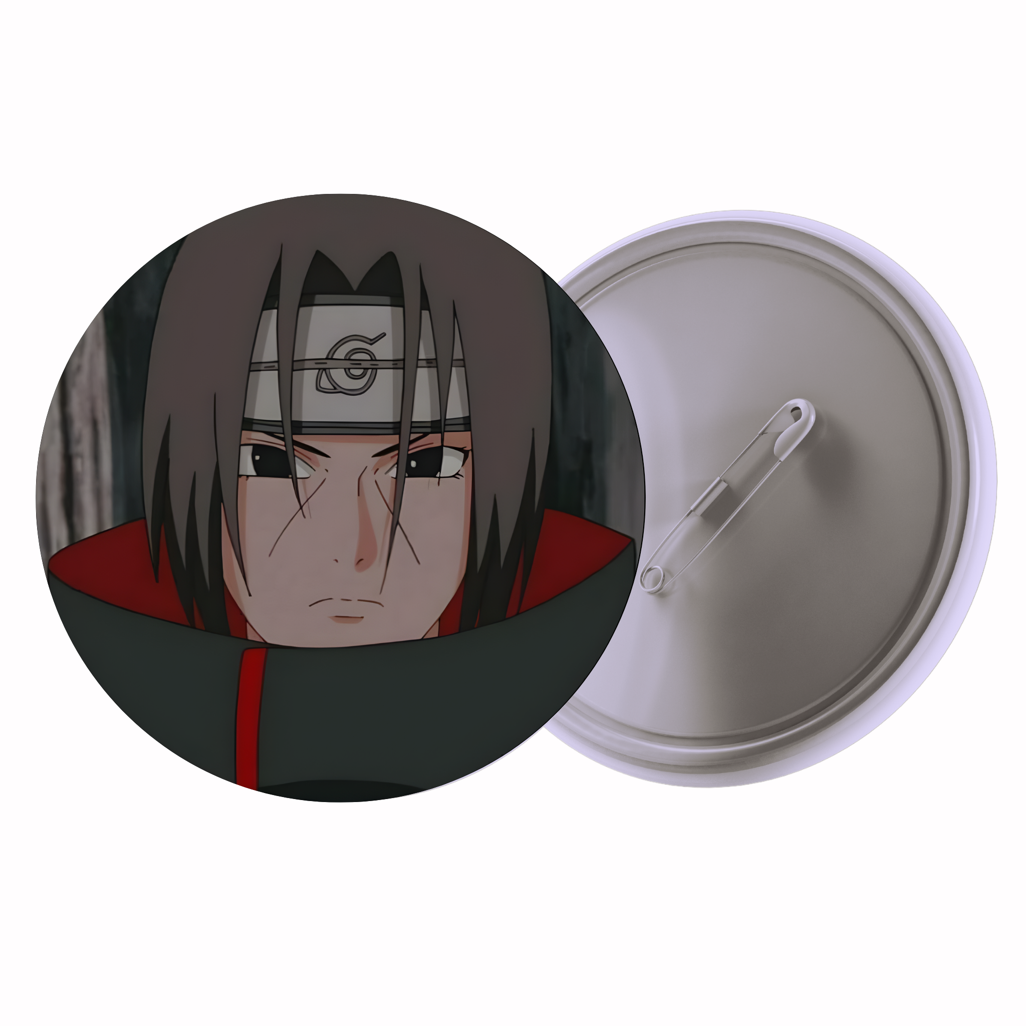 Naruto Itachi Uchiha Close-Up Anime Pin Badge