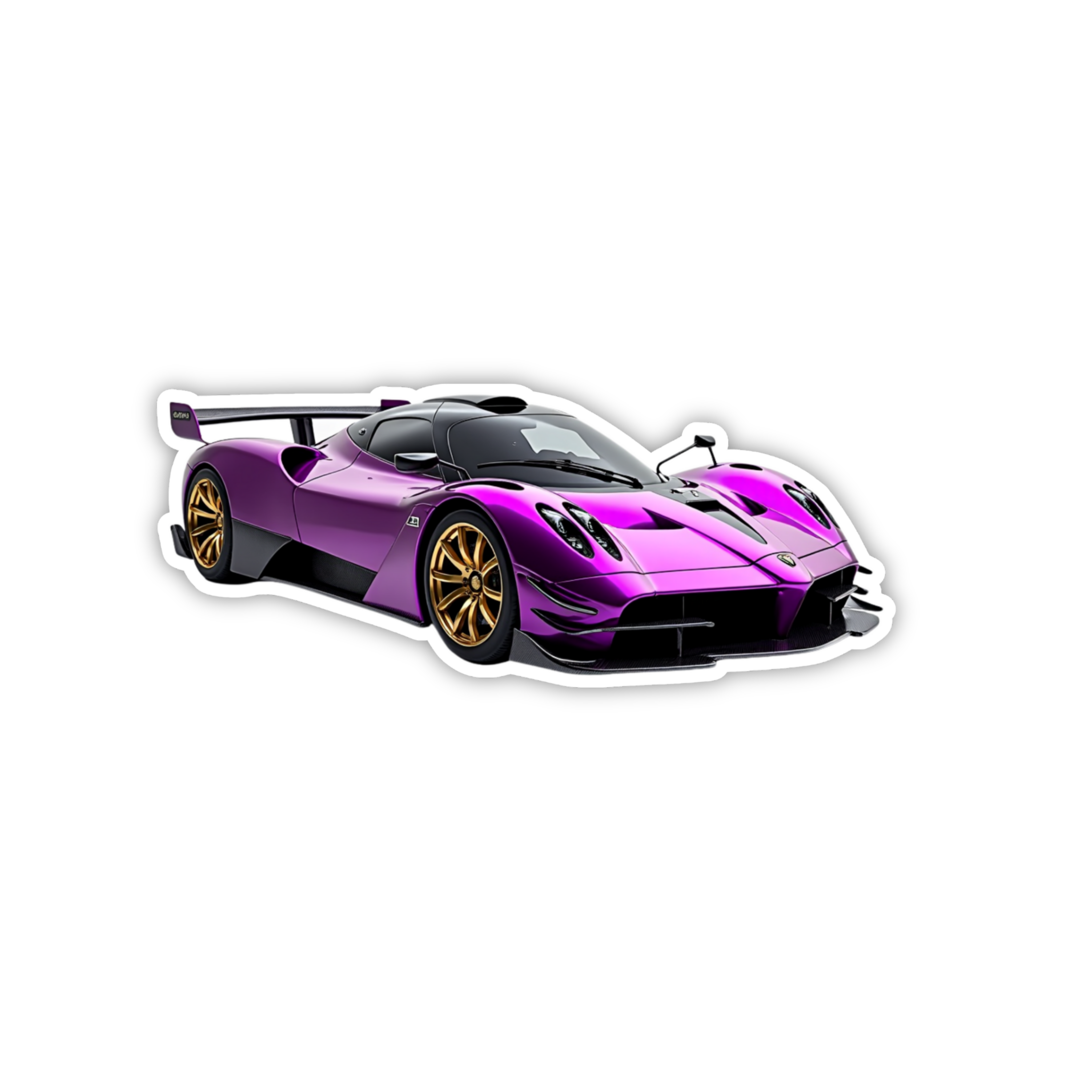 Hot Wheels Supercar Design #55 Premium Car Sticker