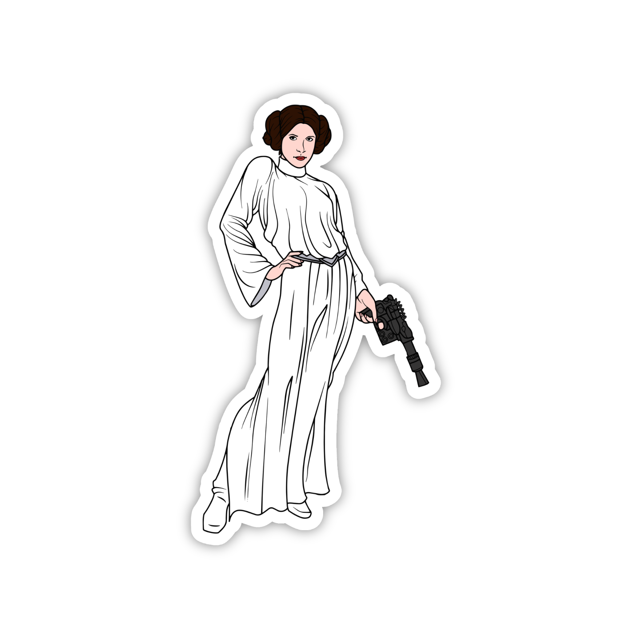 Princess Leia Rebel Leader Sticker