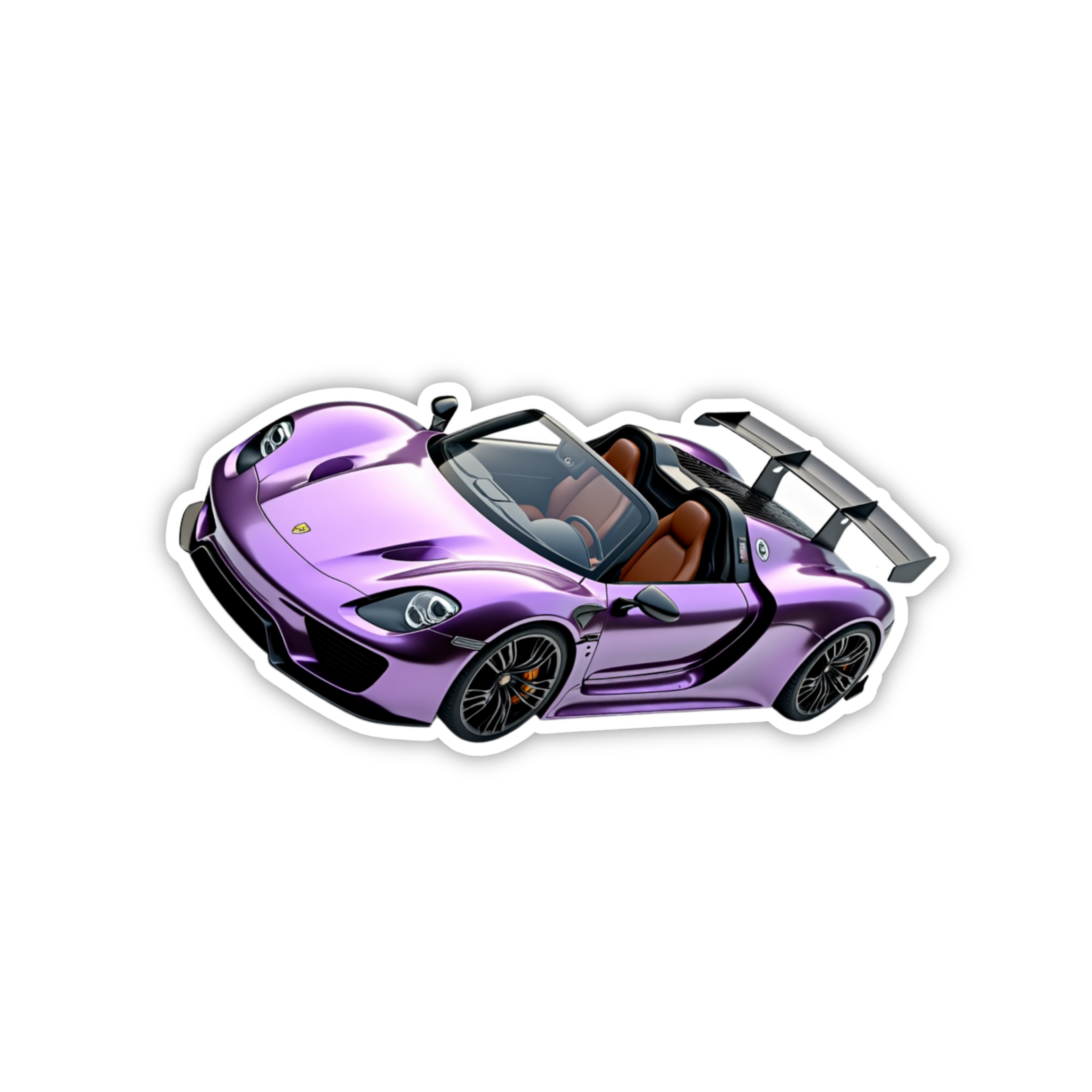 Hot Wheels Supercar Design #57 Premium Car Sticker