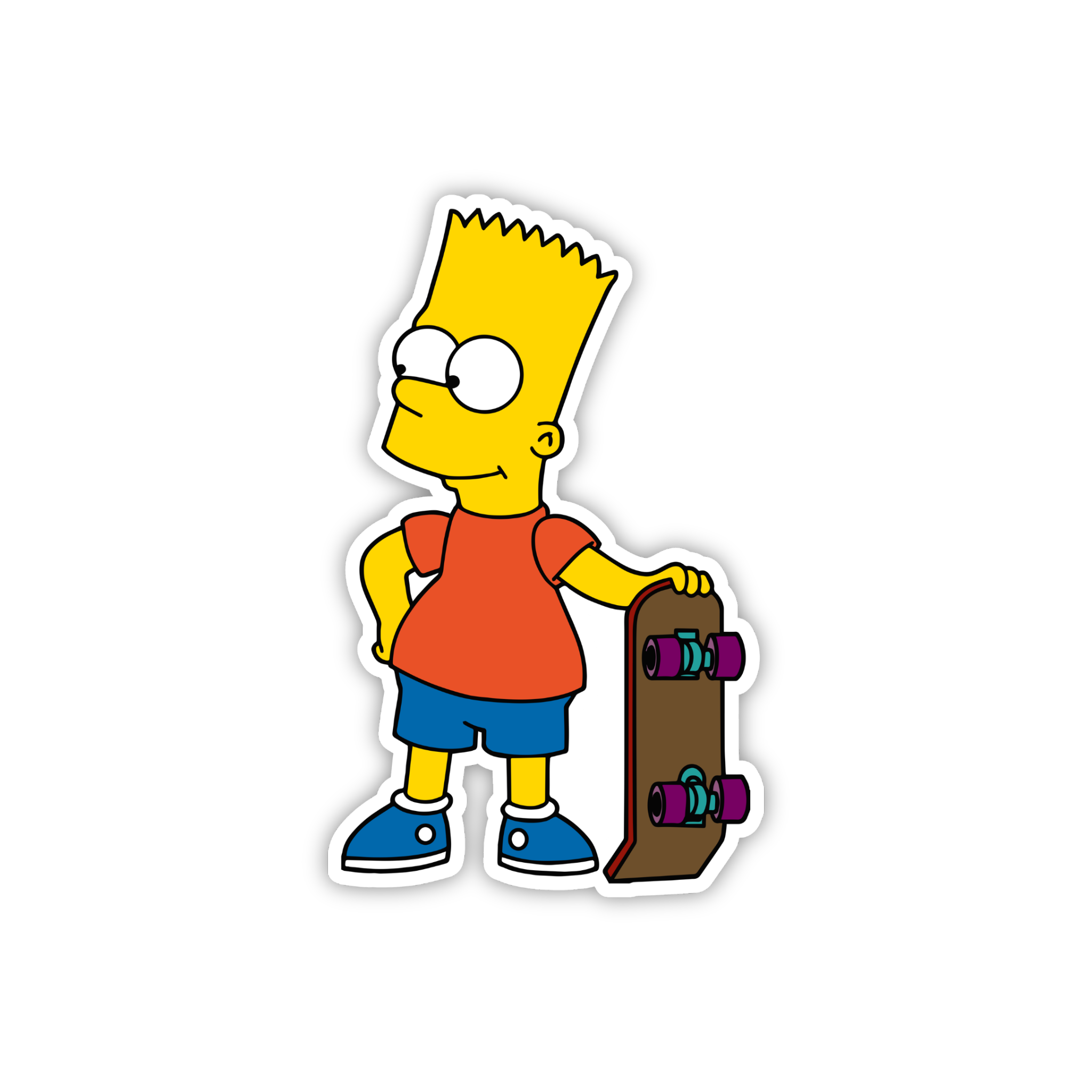 Animated Yellow Family Pose 58 Cartoon Sticker