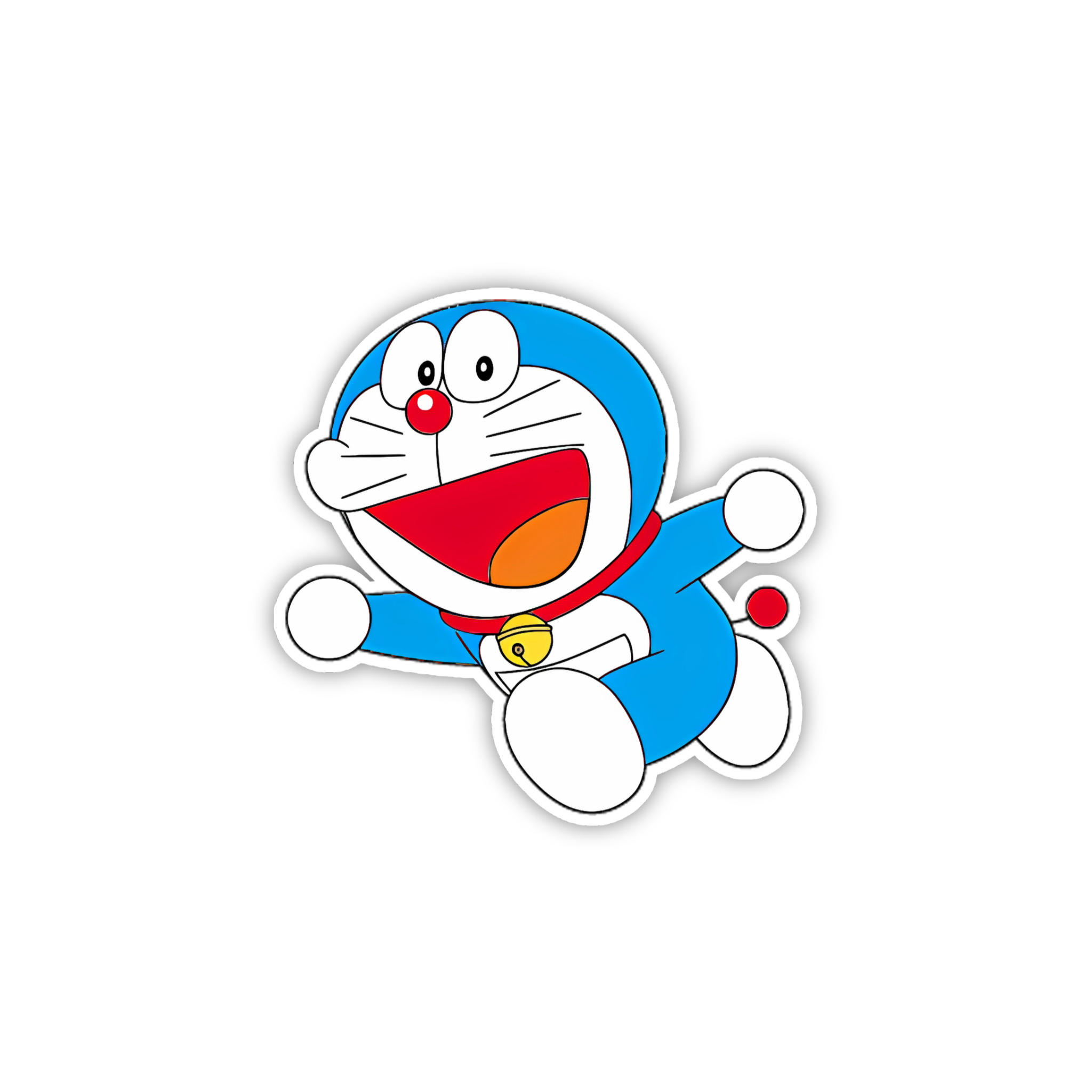 Doraemon Running Joy Sticker