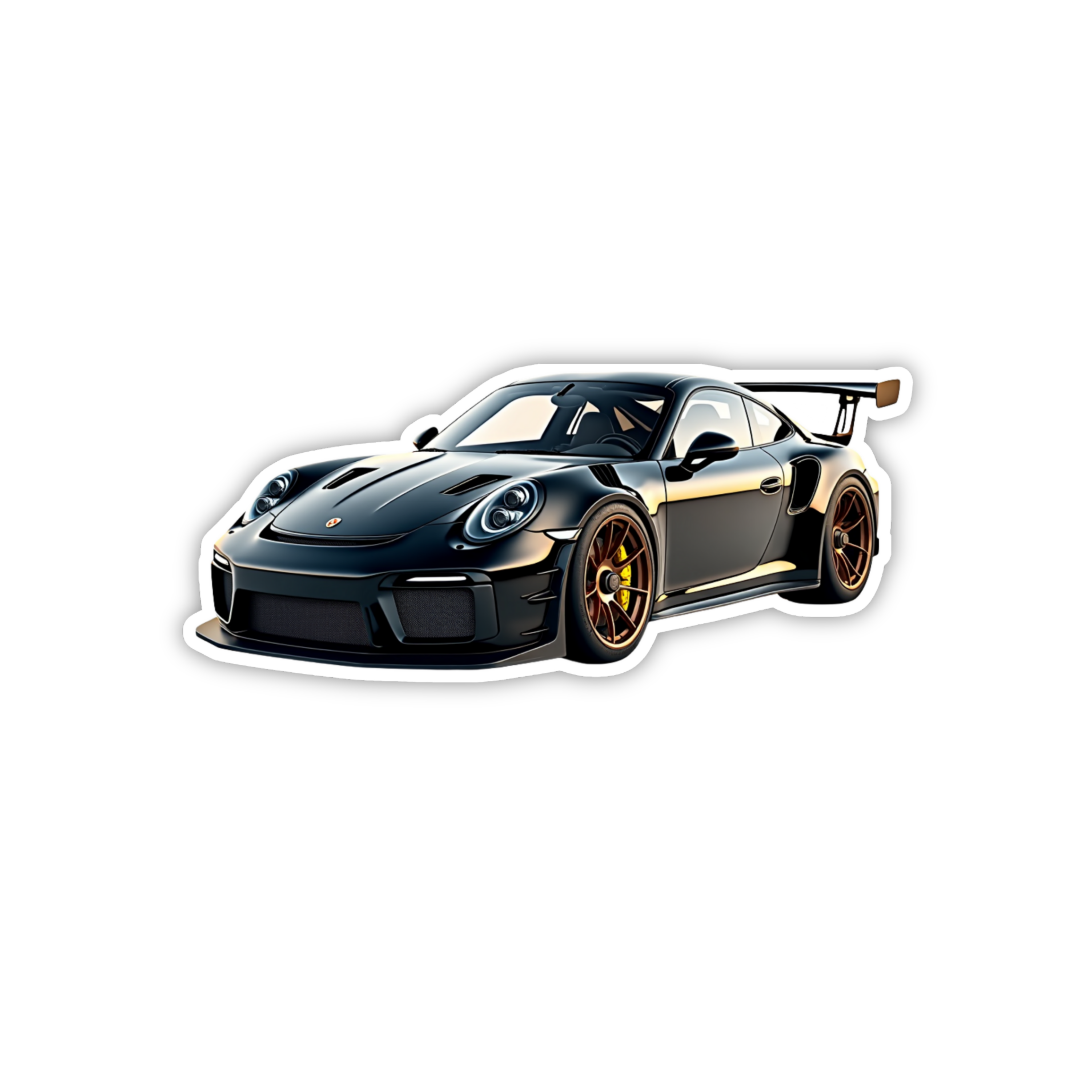 Hot Wheels Supercar Design #5 Premium Car Sticker