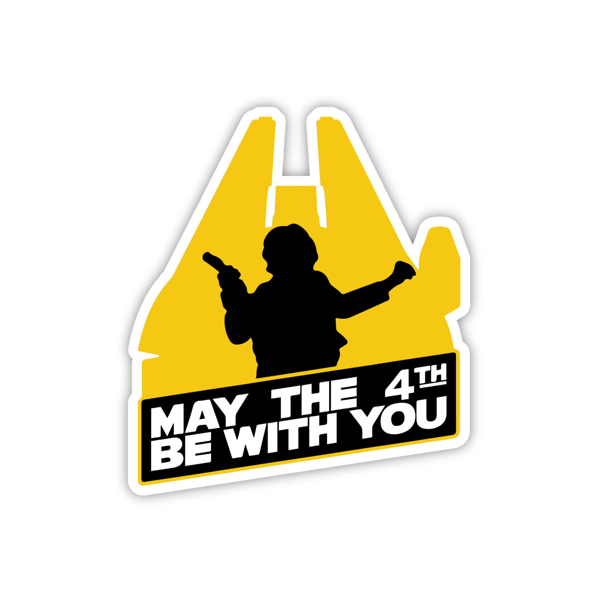 May The 4th Be With You Sticker