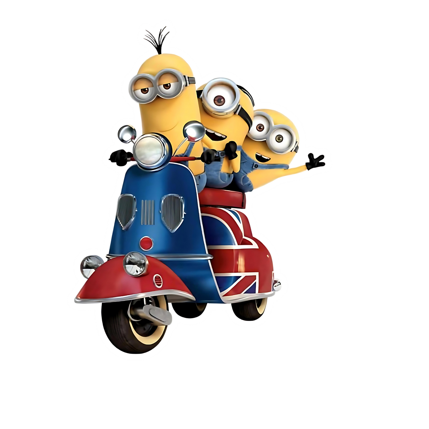 Minions Stickers - Minions on Scooter