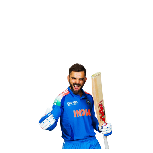 Cricket Stickers - Smiling Bat Pose Virat Kohli