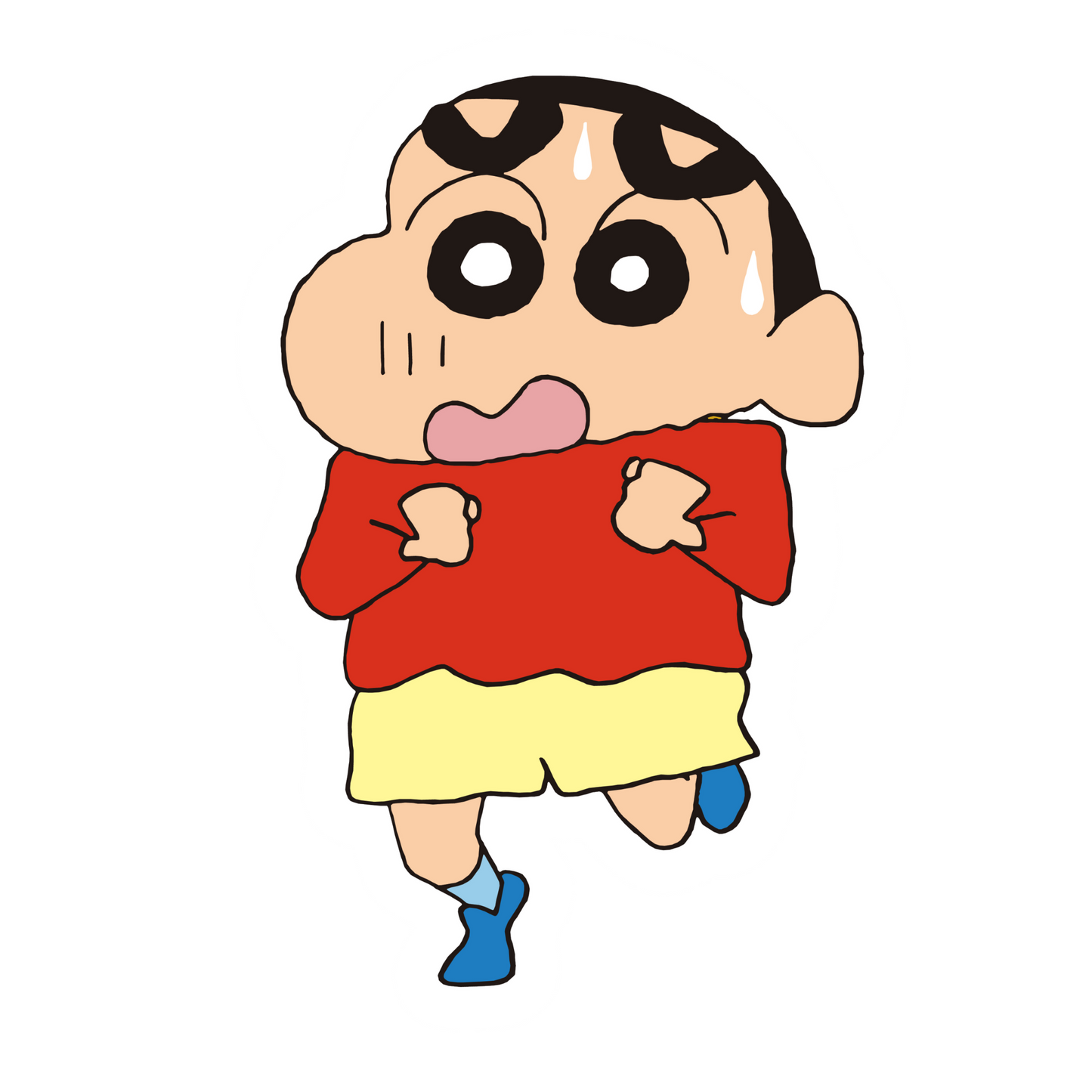 Shinchan Stickers - Shinchan Scared Face