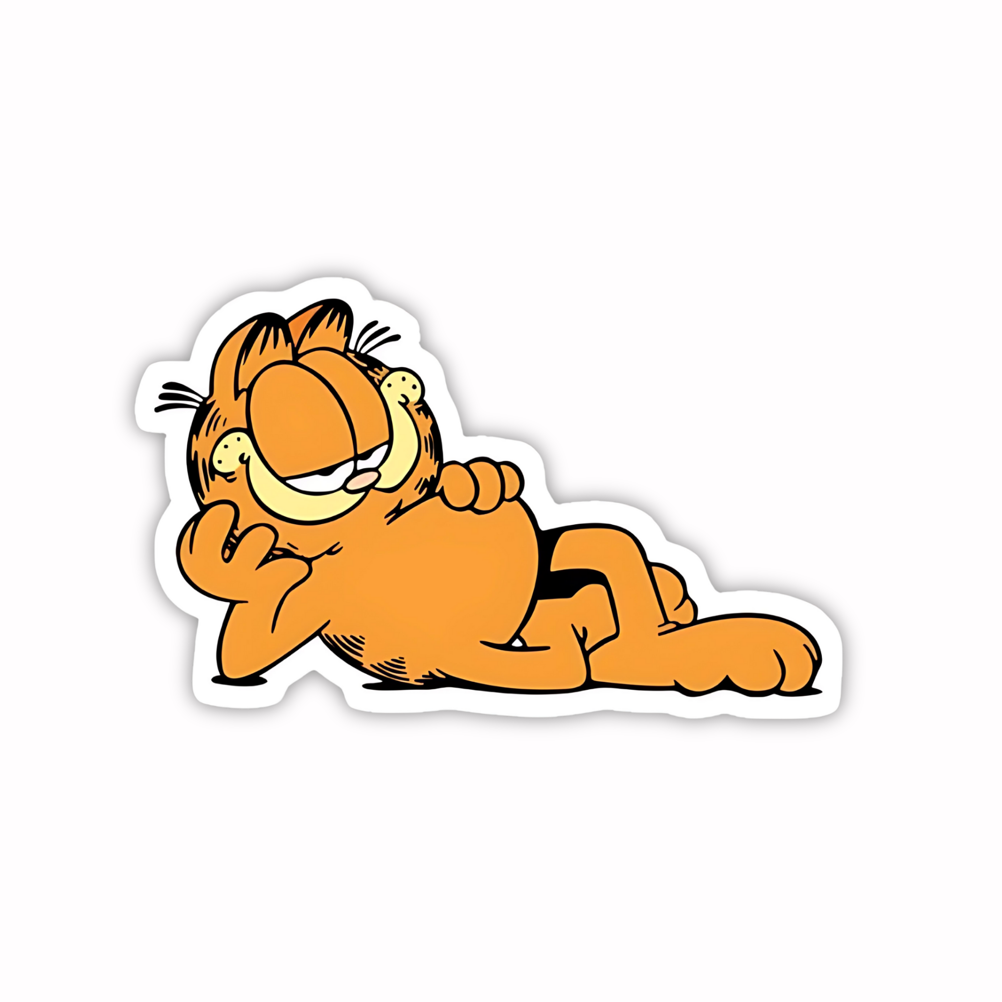 Garfield Lying Relax Sticker