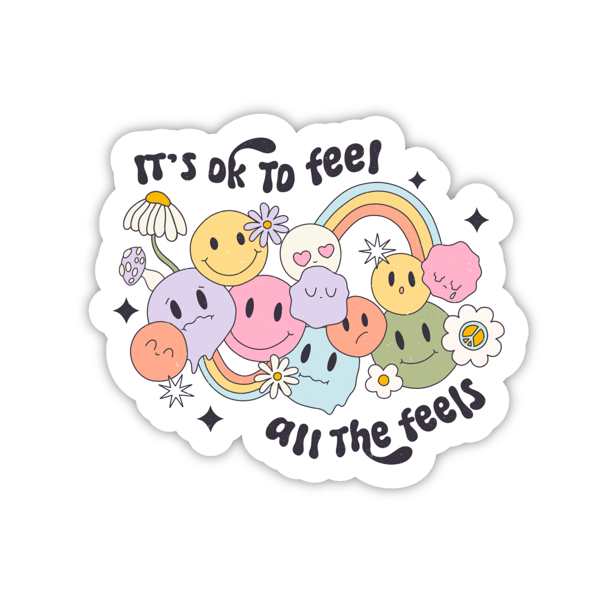 It's OK To Feel All The Feels Cute Sticker