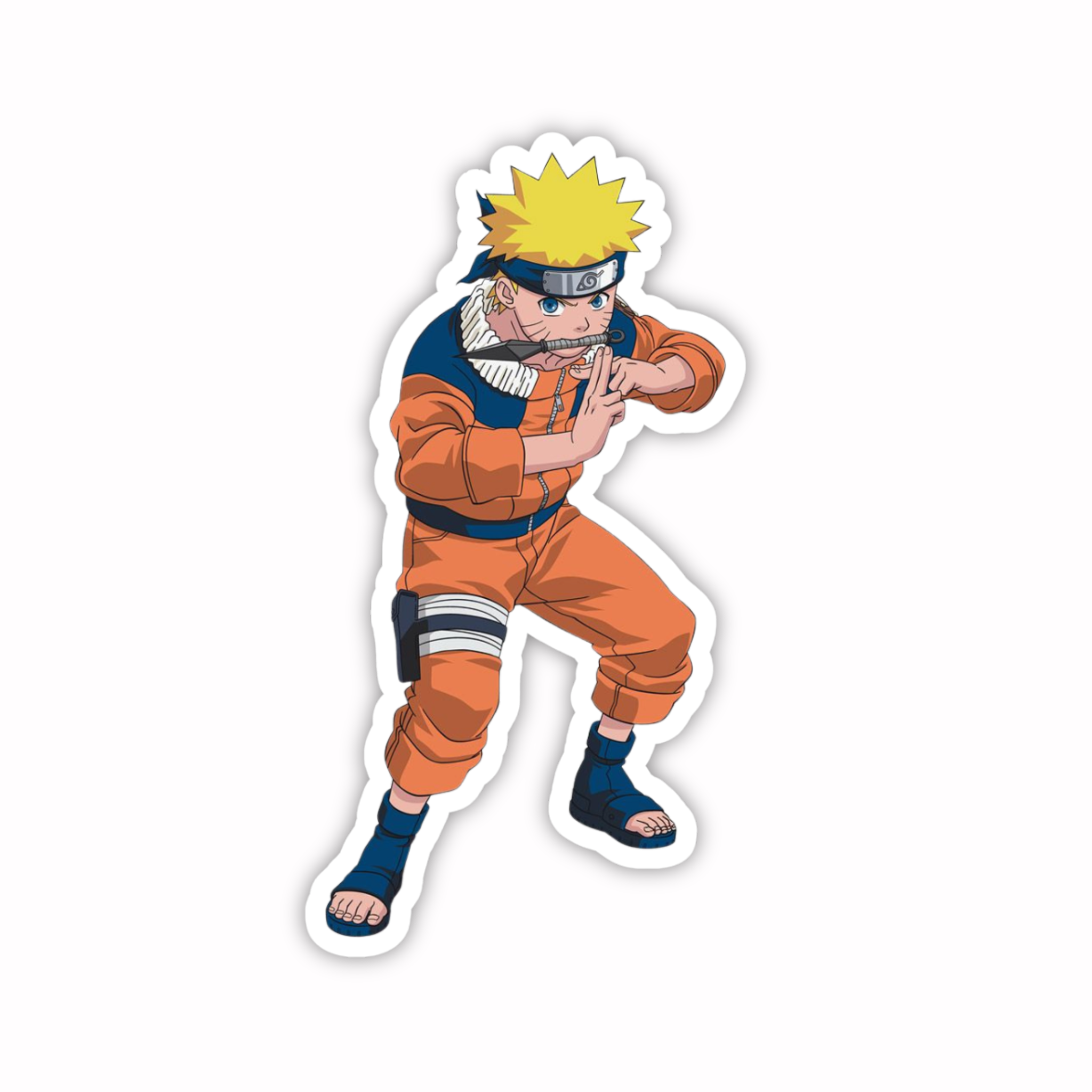 Naruto Action Pose Chibi Sticker