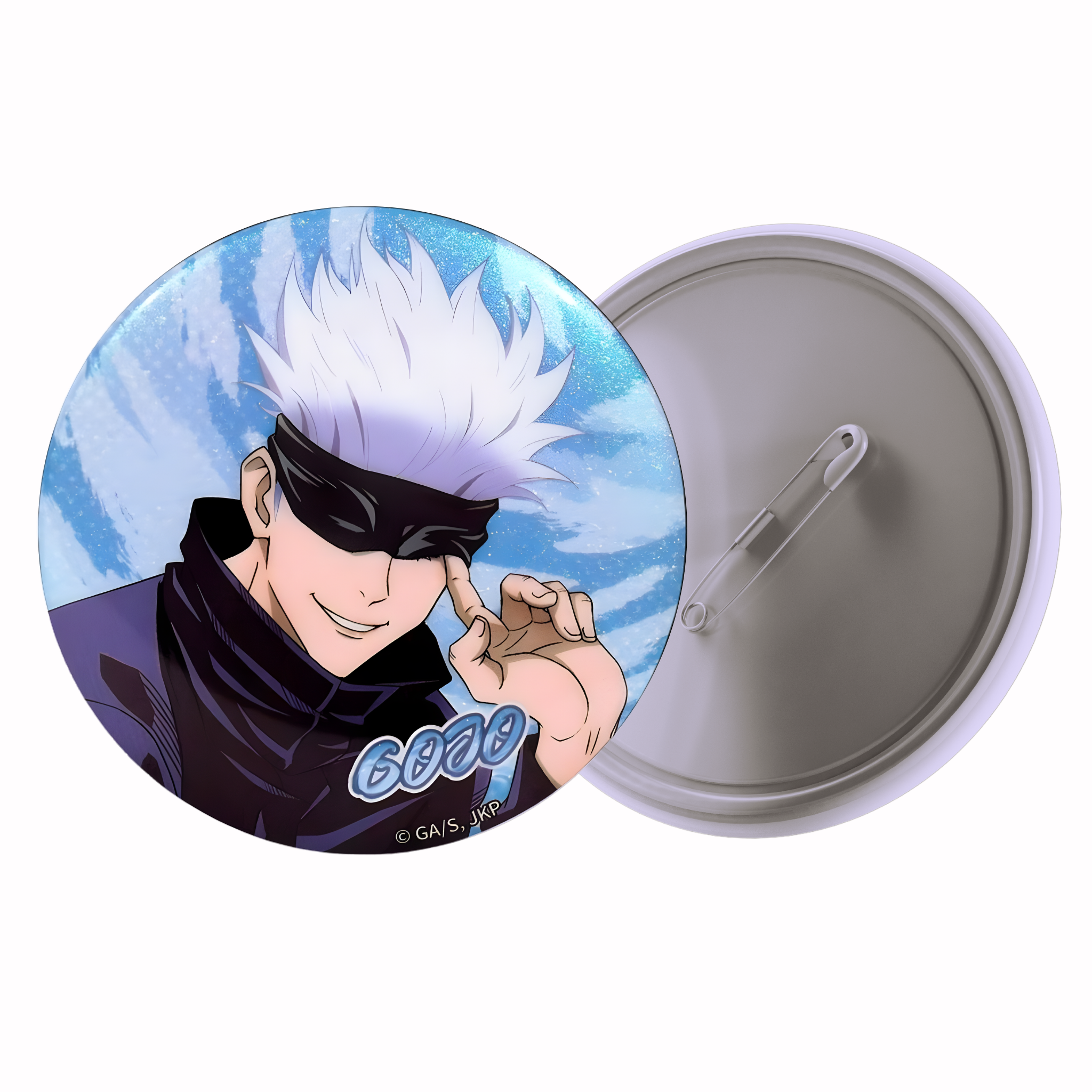Jujutsu Kaisen Satoru Gojo 'Gojo' Text Anime Pin Badge