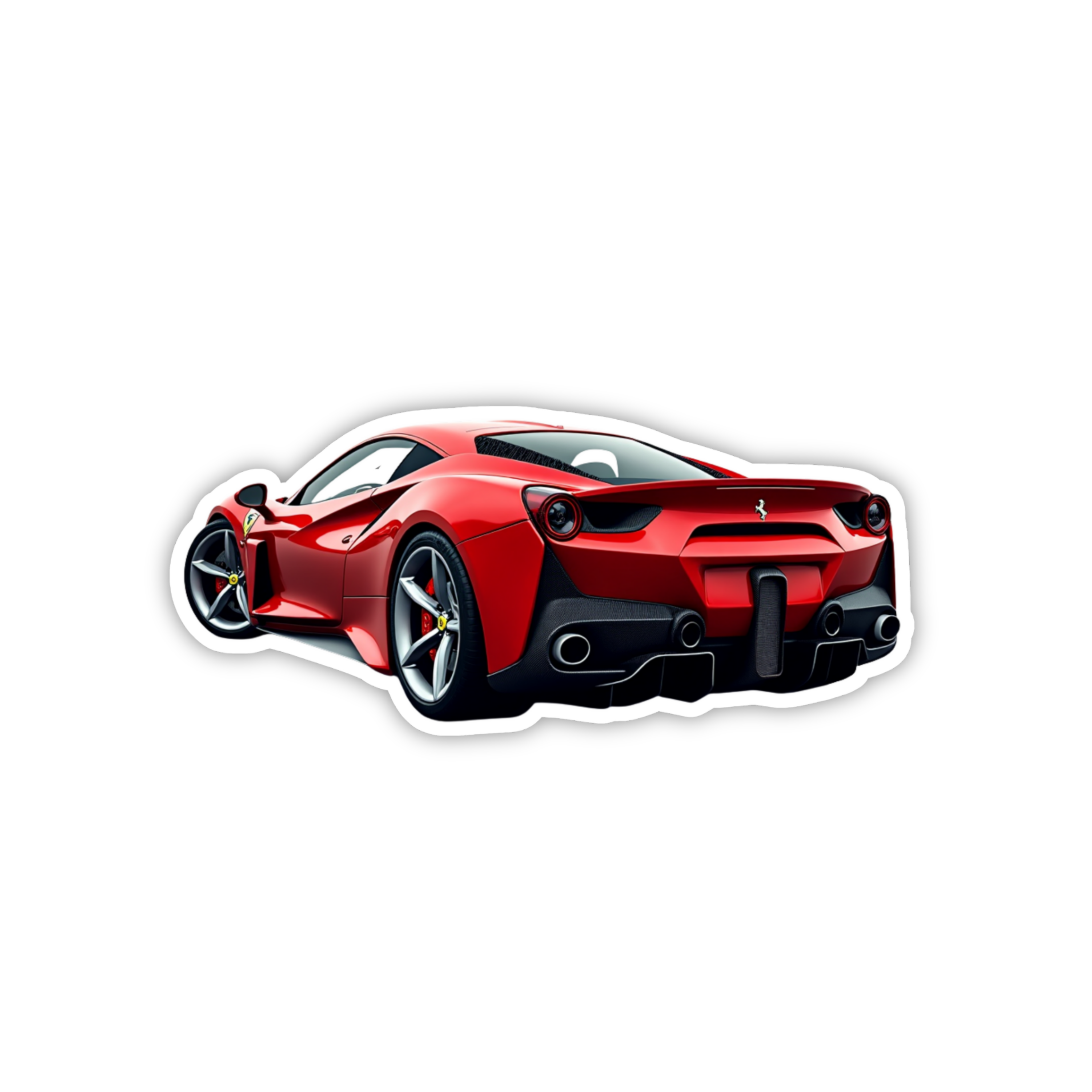 Hot Wheels Supercar Design #62 Premium Car Sticker