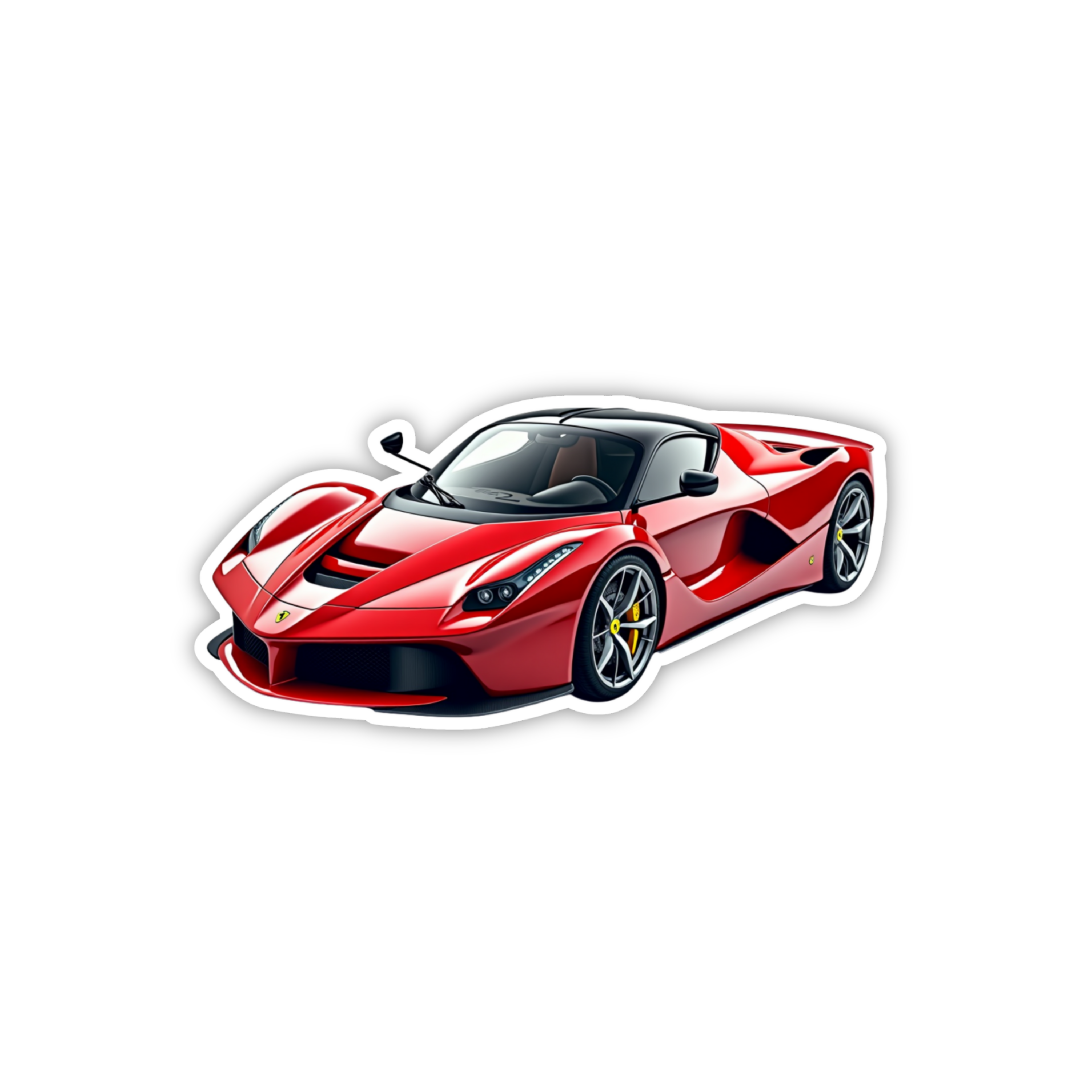 Hot Wheels Supercar Design #63 Premium Car Sticker