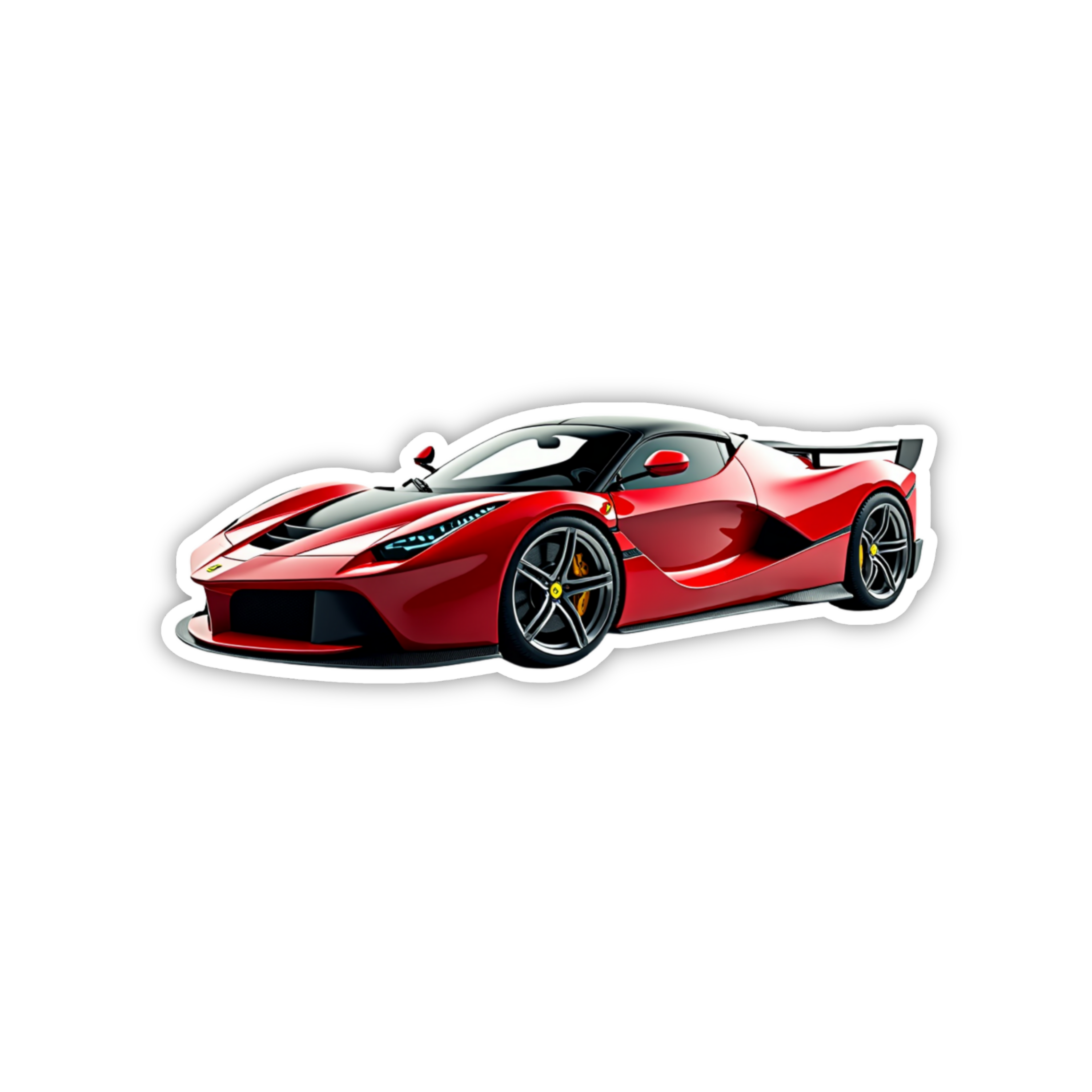 Hot Wheels Supercar Design #64 Premium Car Sticker
