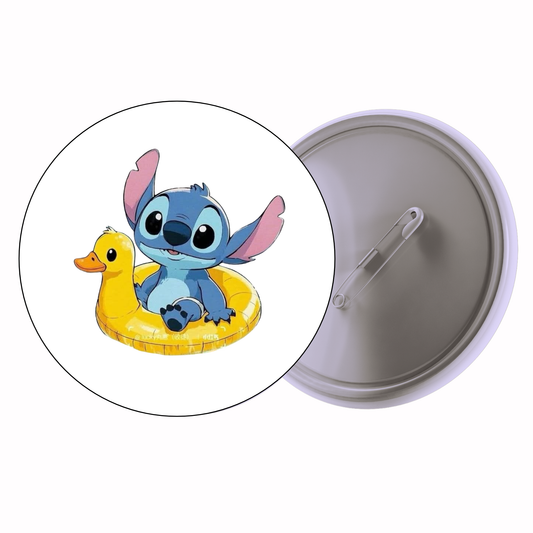 Cartoon - Stitch – Duck Floaty Badge