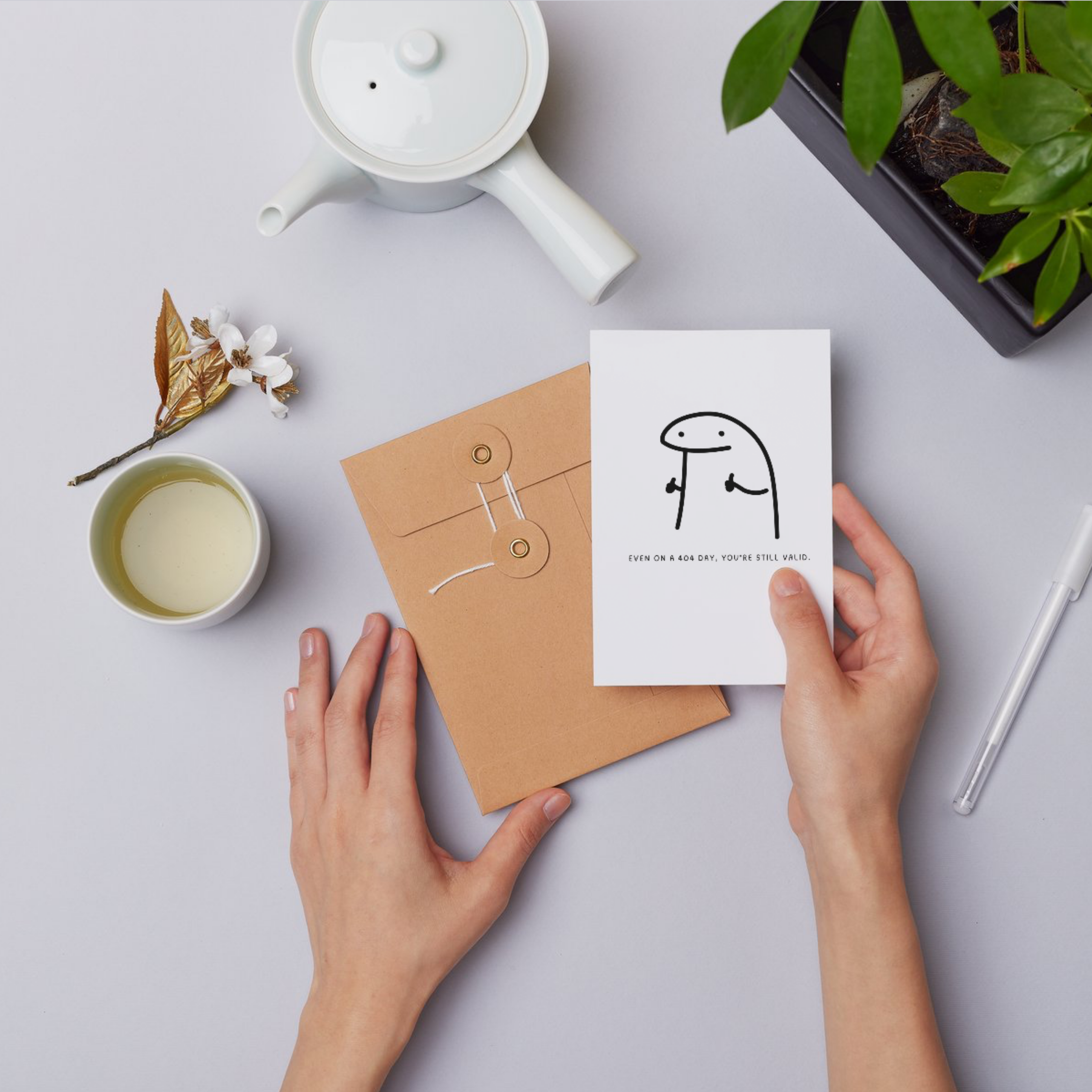 Set of 5 Mixed Foldable Cards
