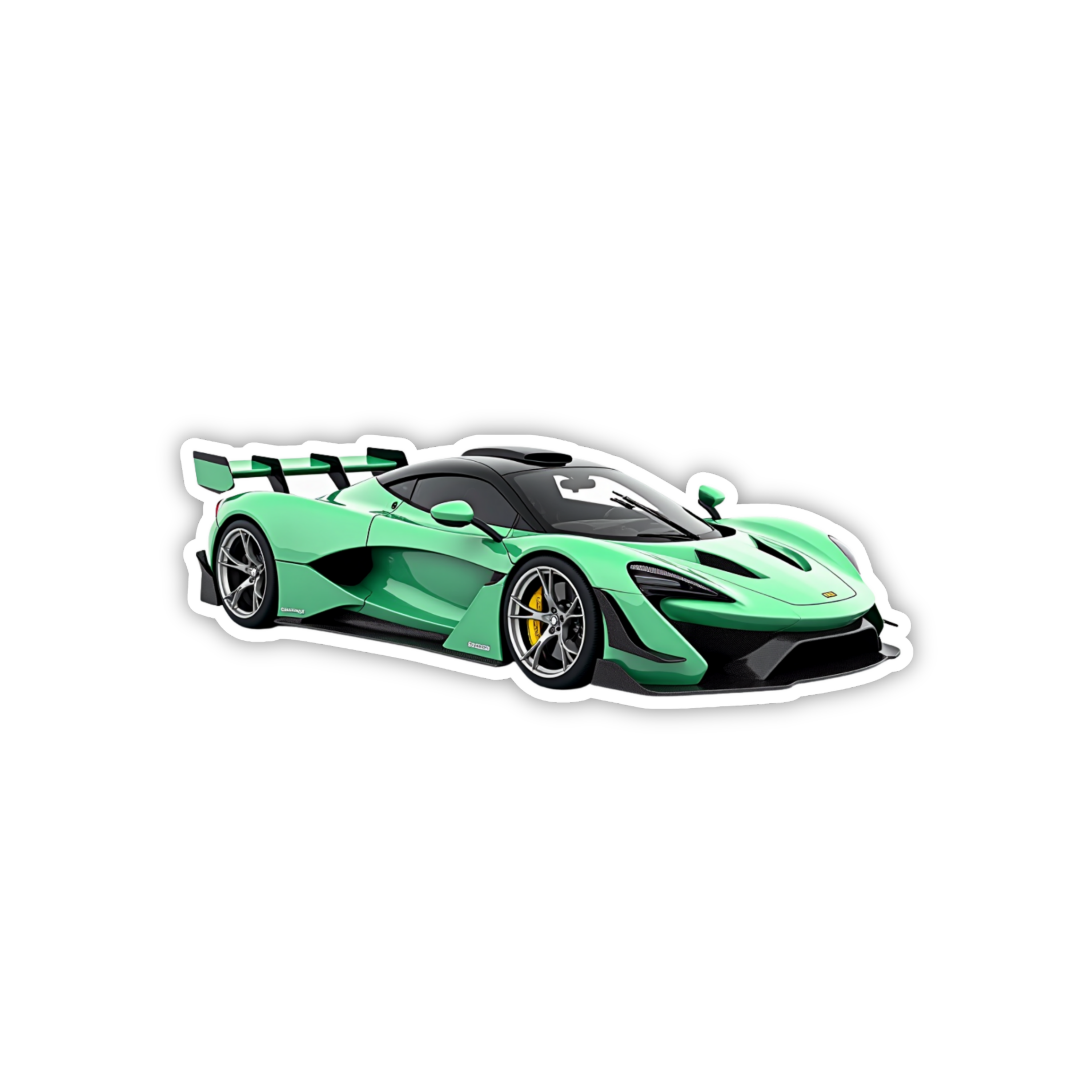 Hot Wheels Supercar Design #65 Premium Car Sticker