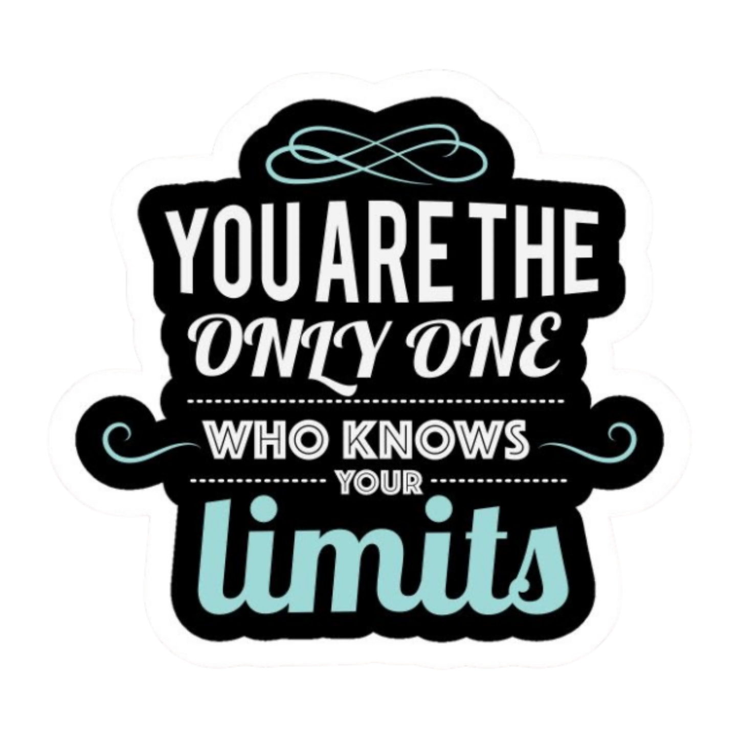 Coding Stickers - You Are the Only One Who Knows Your Limits