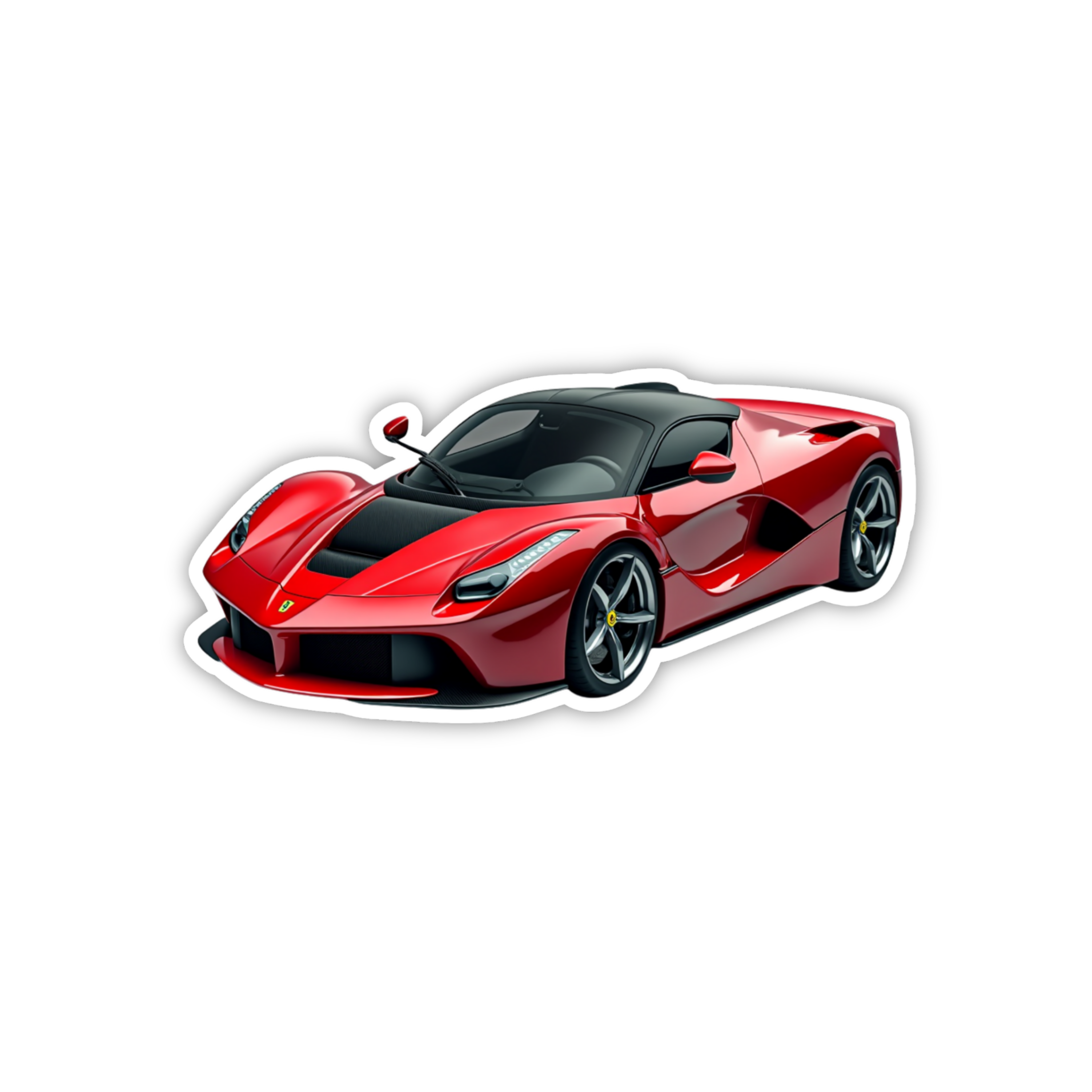 Hot Wheels Supercar Design #66 Premium Car Sticker