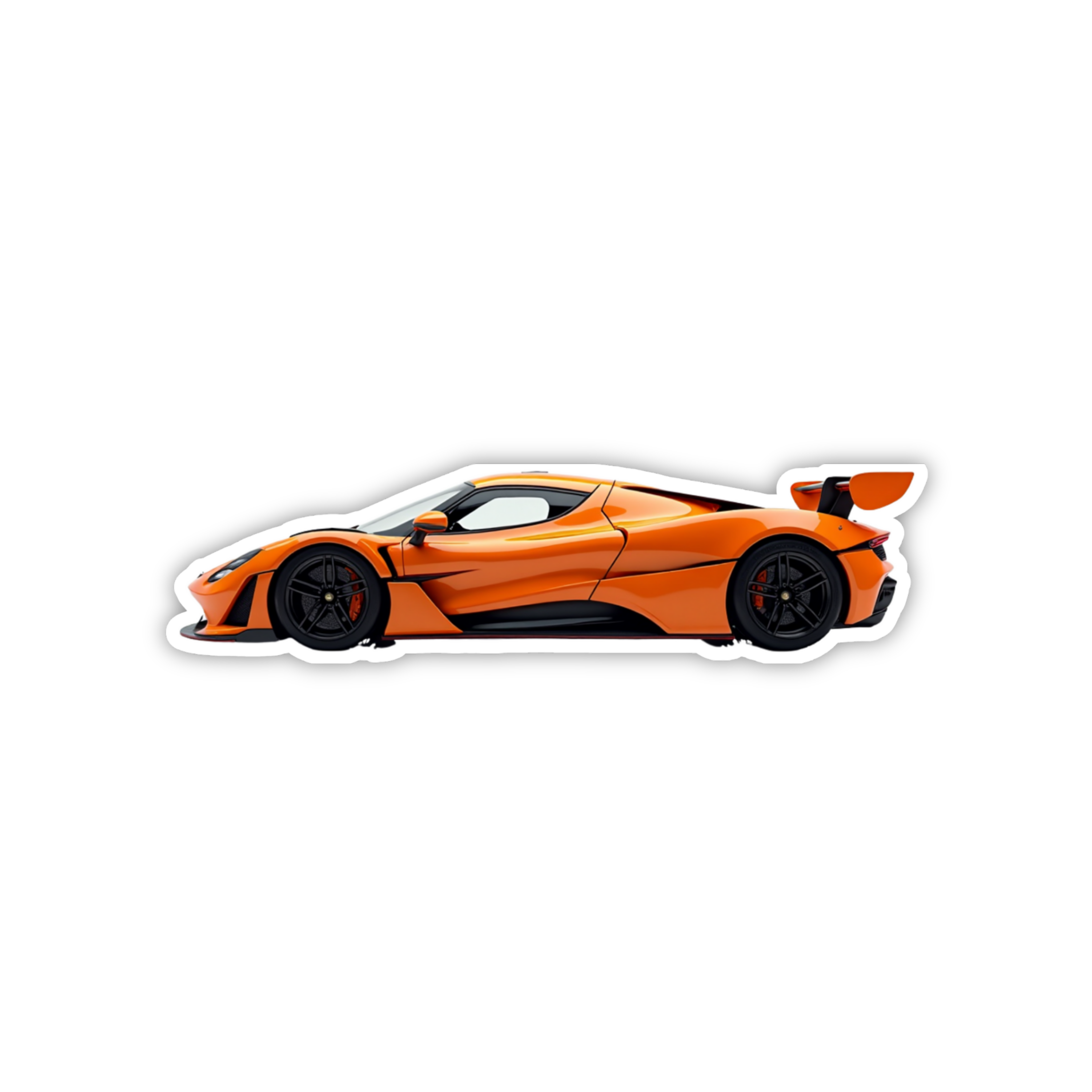 Hot Wheels Supercar Design #68 Premium Car Sticker