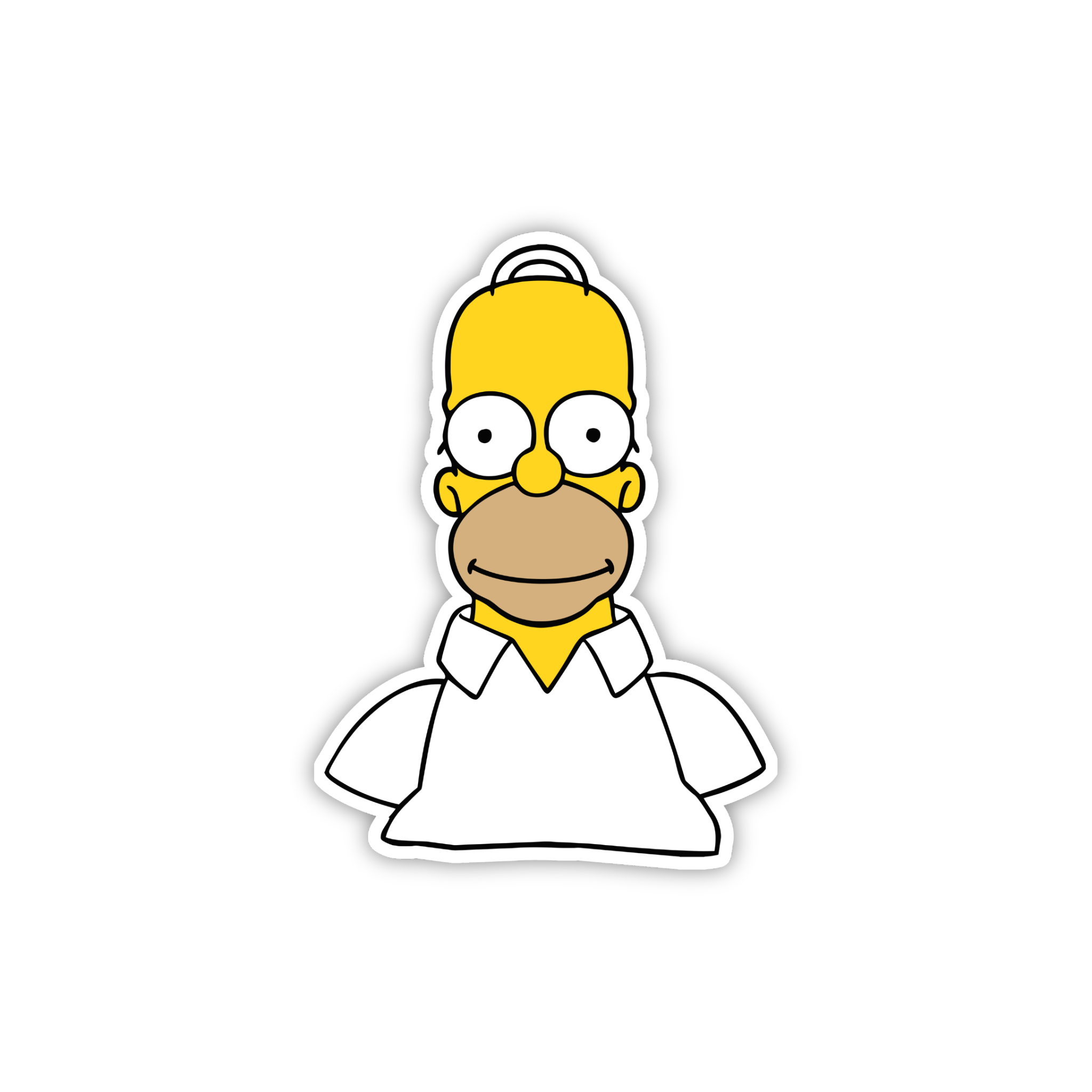 Animated Yellow Family Pose 68 Cartoon Sticker