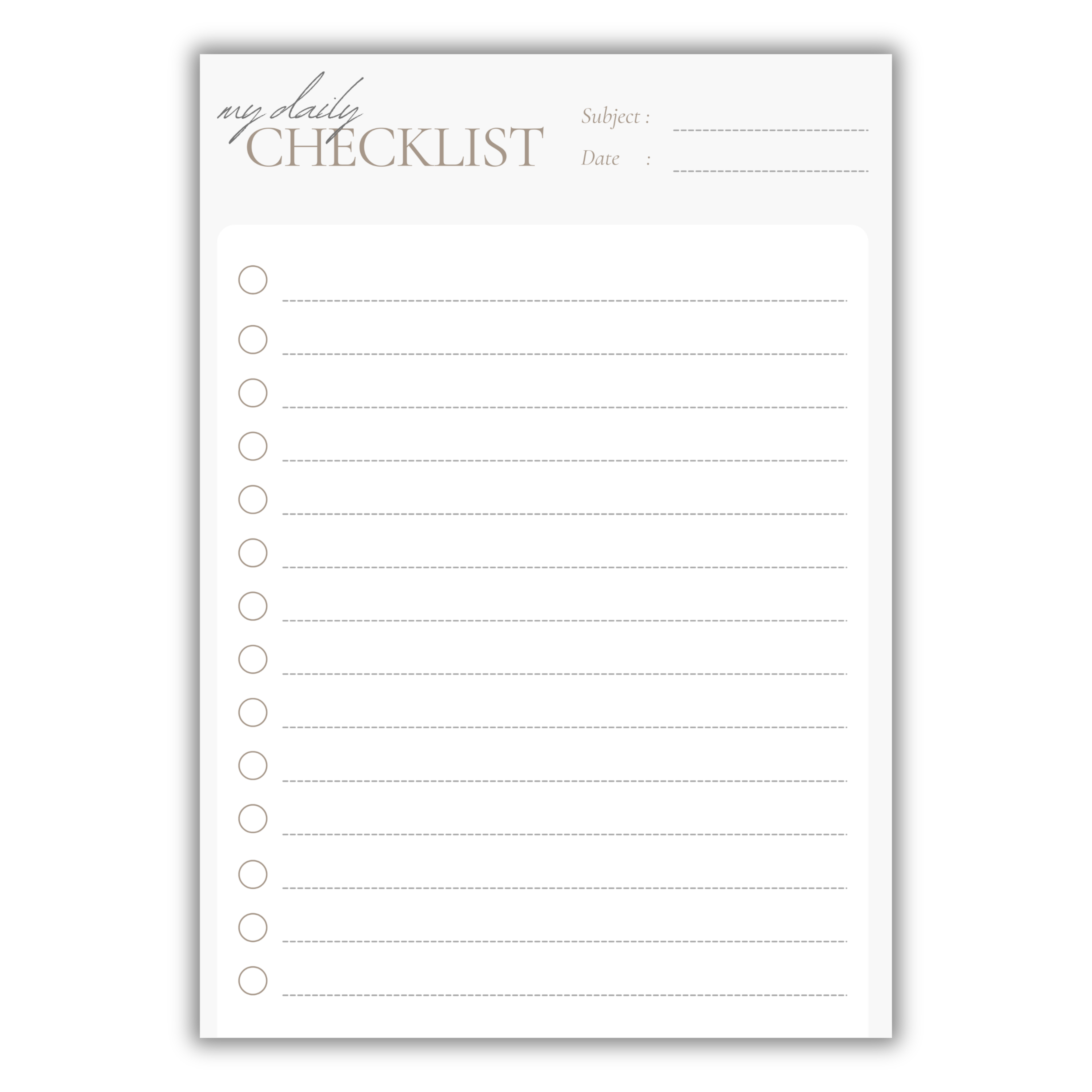 Medium Magnetic Planner