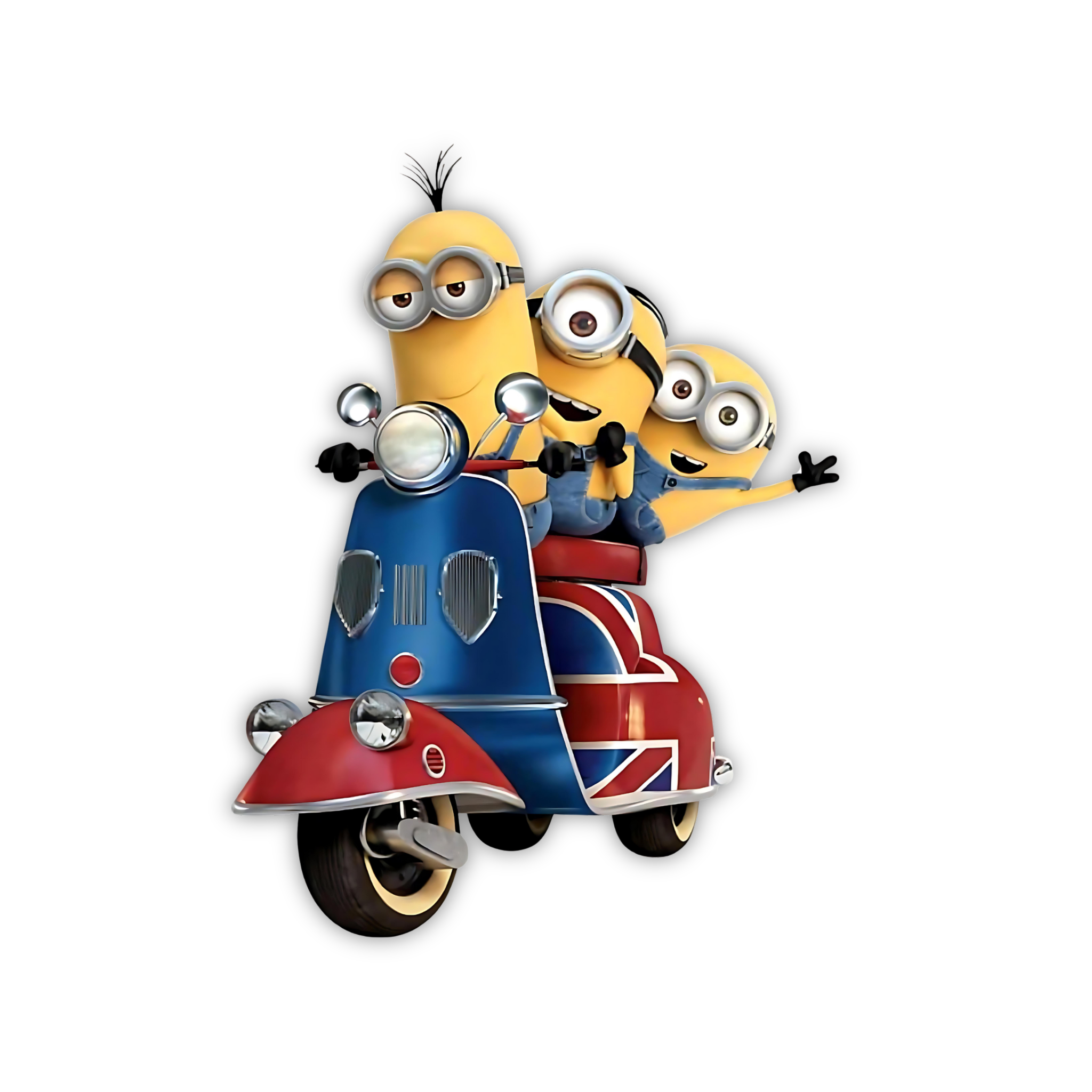 Minion Scooter Ride Sticker