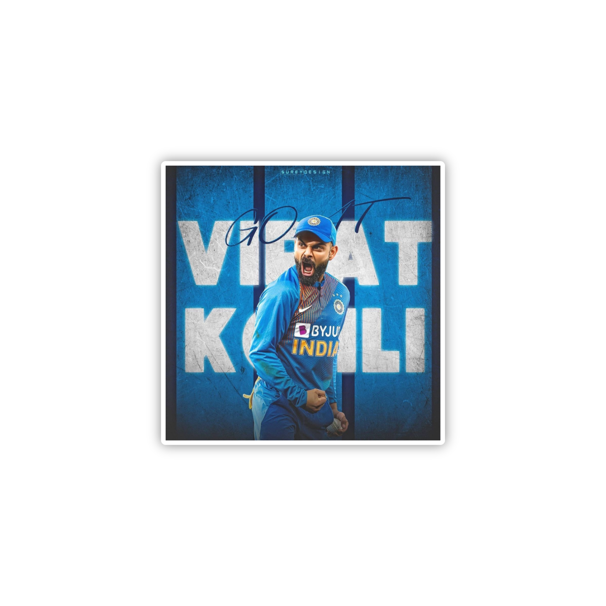 Kohli What Kohli Poster Sticker