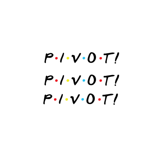 Friends TV Show Poster – Iconic Sitcom Wall Art for Fans – Pivot!