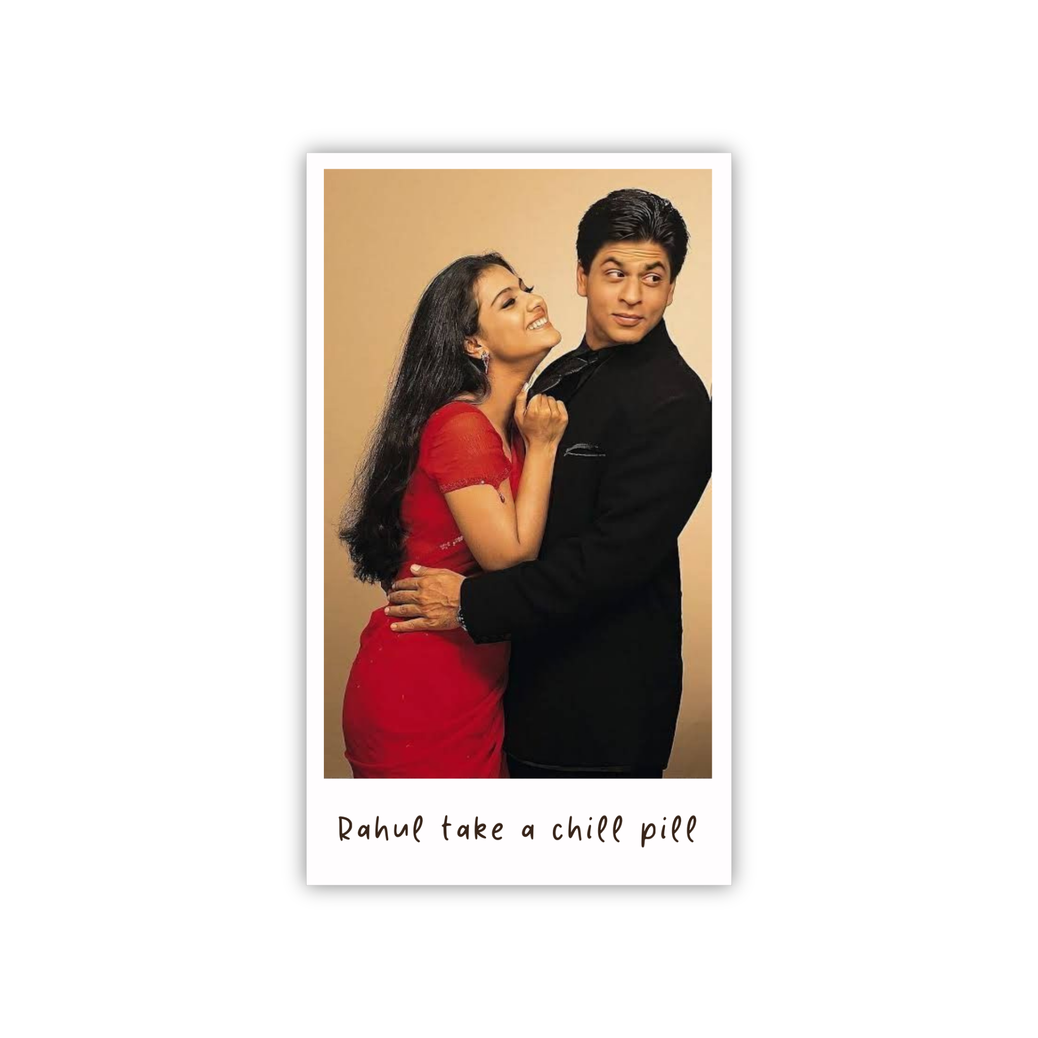 Cute Couple Filmy Moment Magnet – Romantic Movie Dialogue Decor