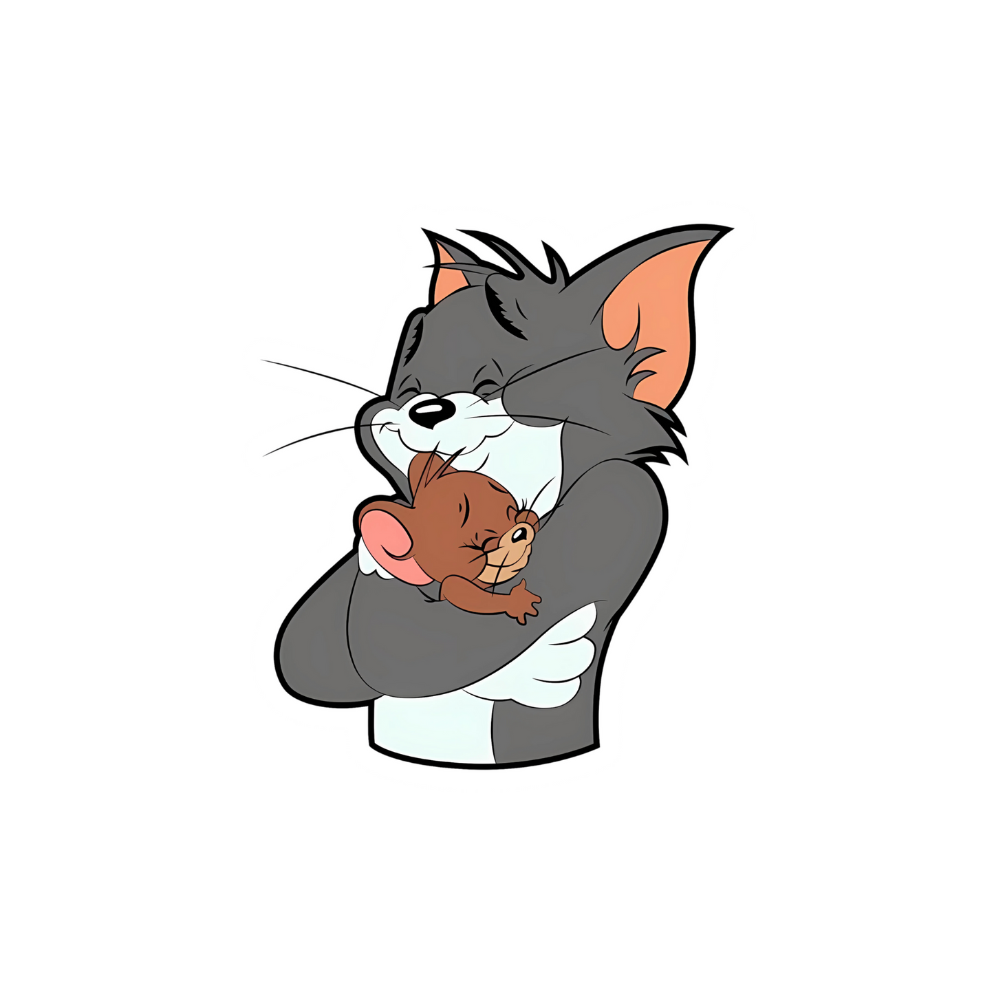 Tom and Jerry Stickers - Tight Hug