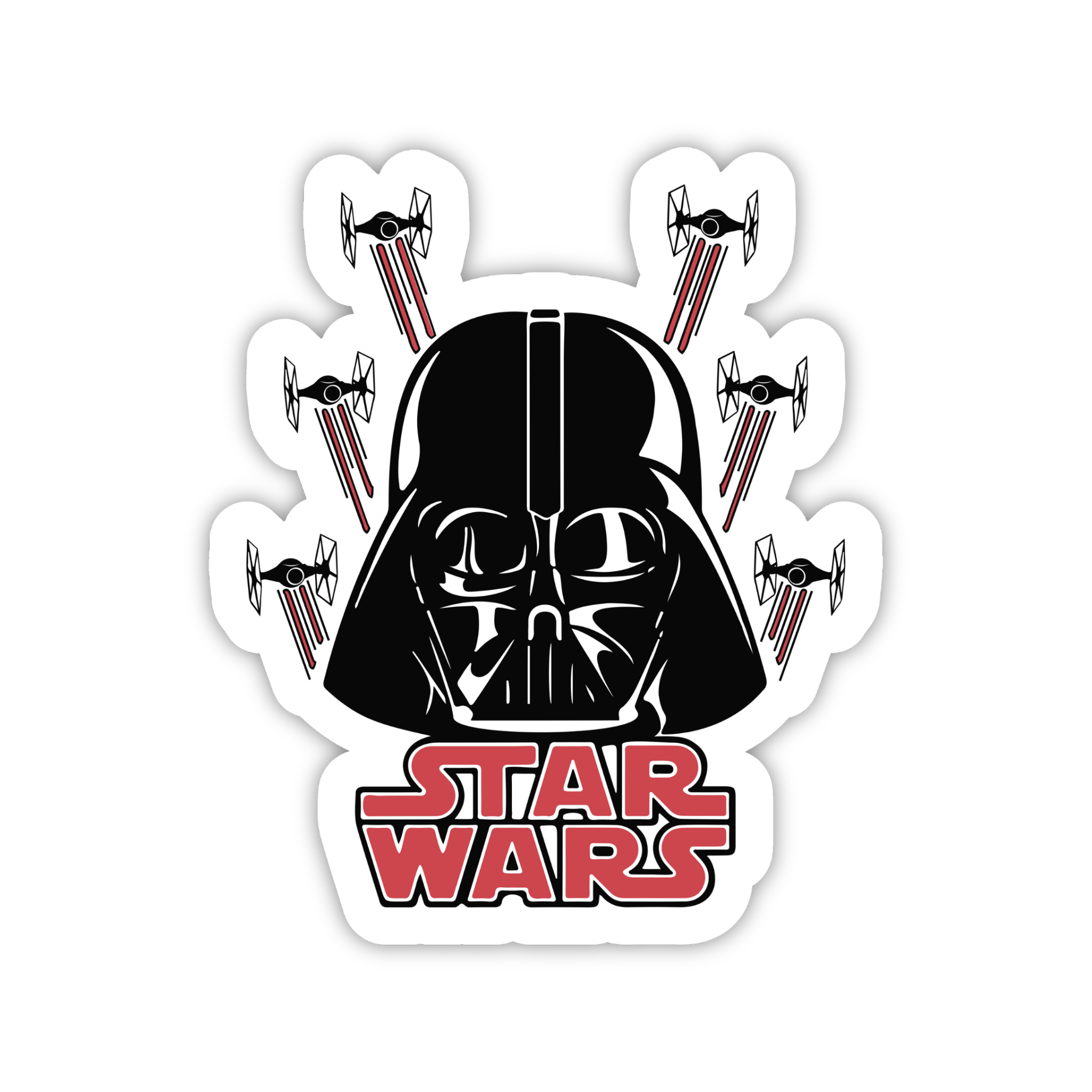 Darth Vader Classic Helmet Sticker