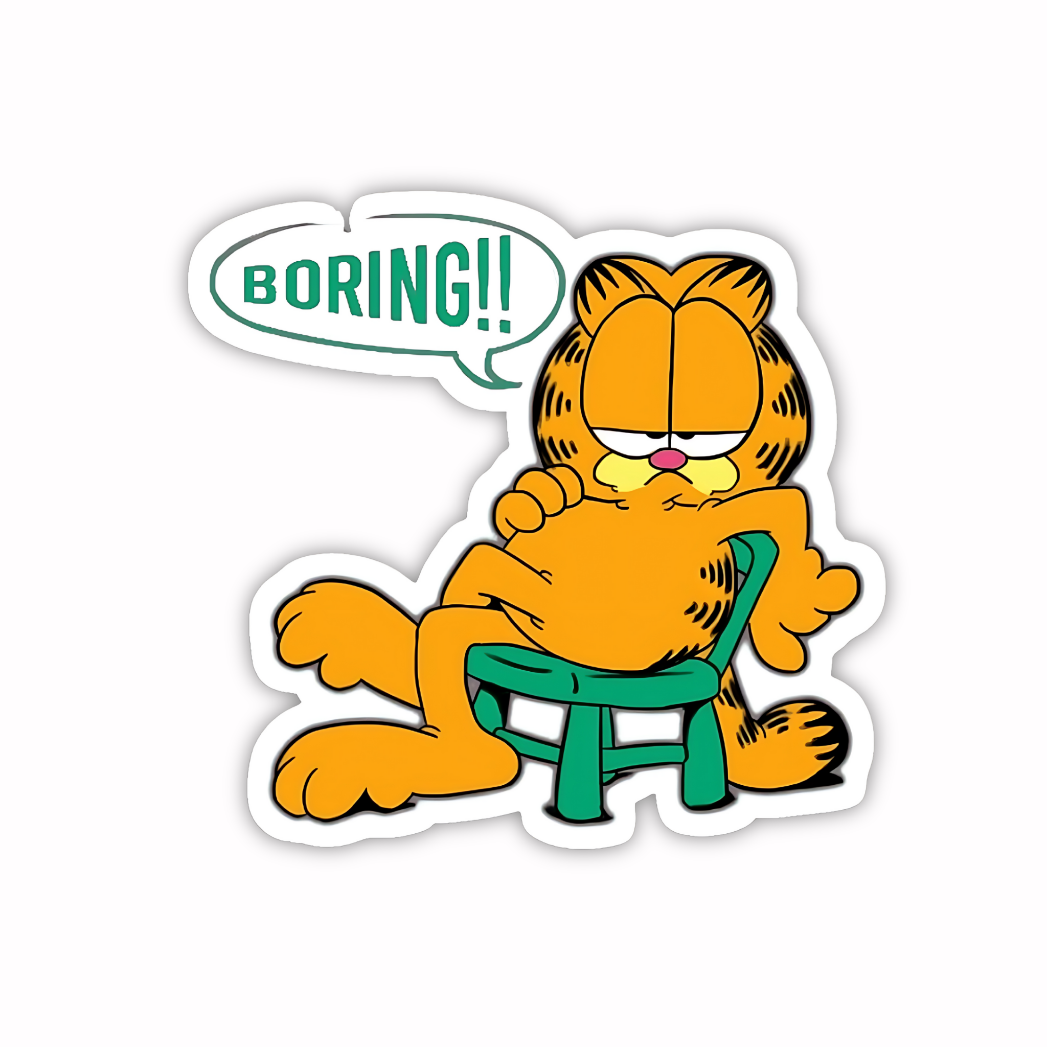 Garfield Chill Chair Sticker