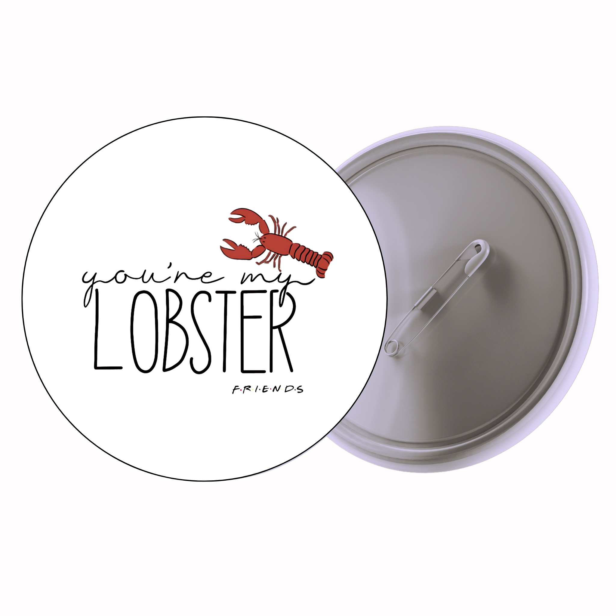 You’re My Lobster | Colorful Quote Badge