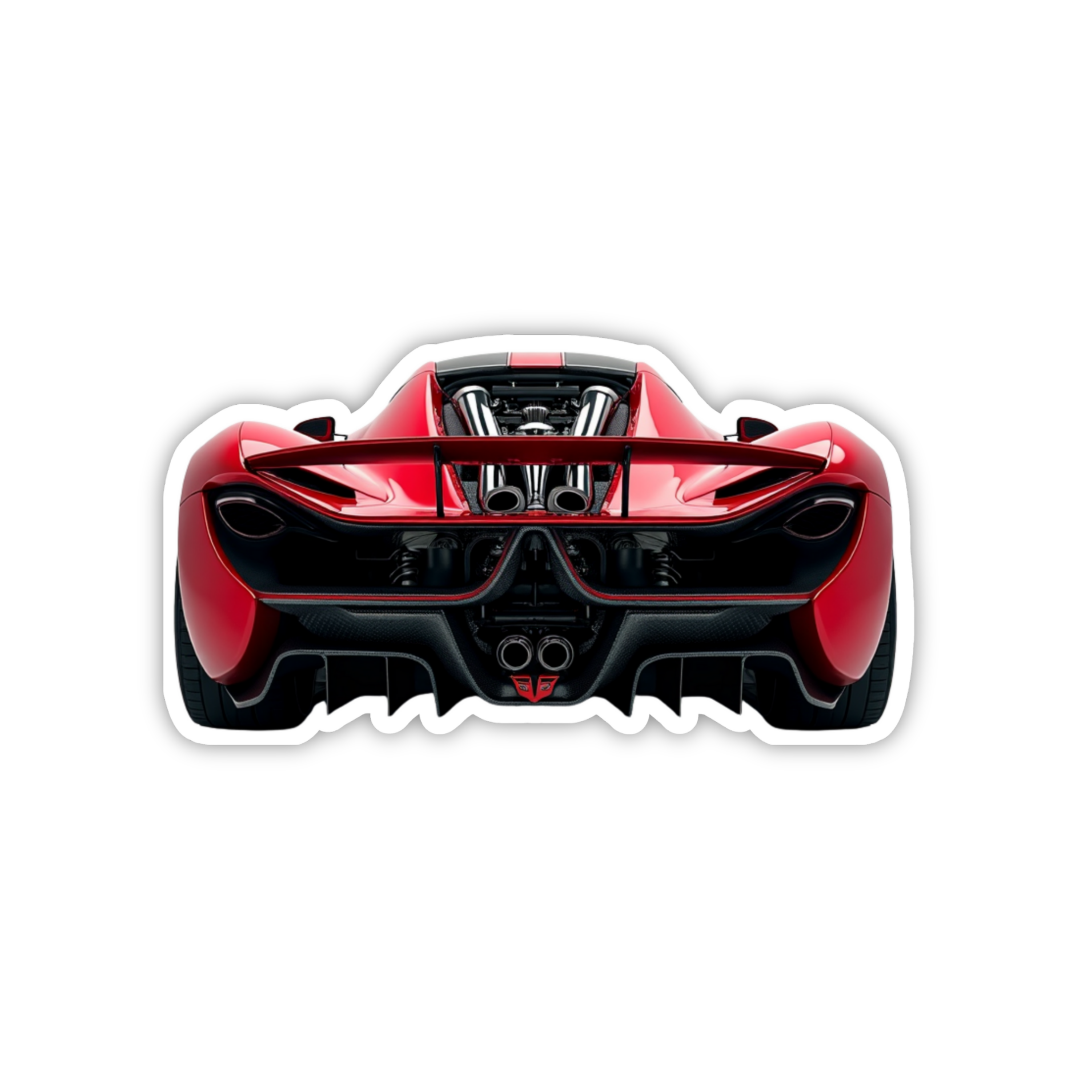 Hot Wheels Supercar Design #71 Premium Car Sticker