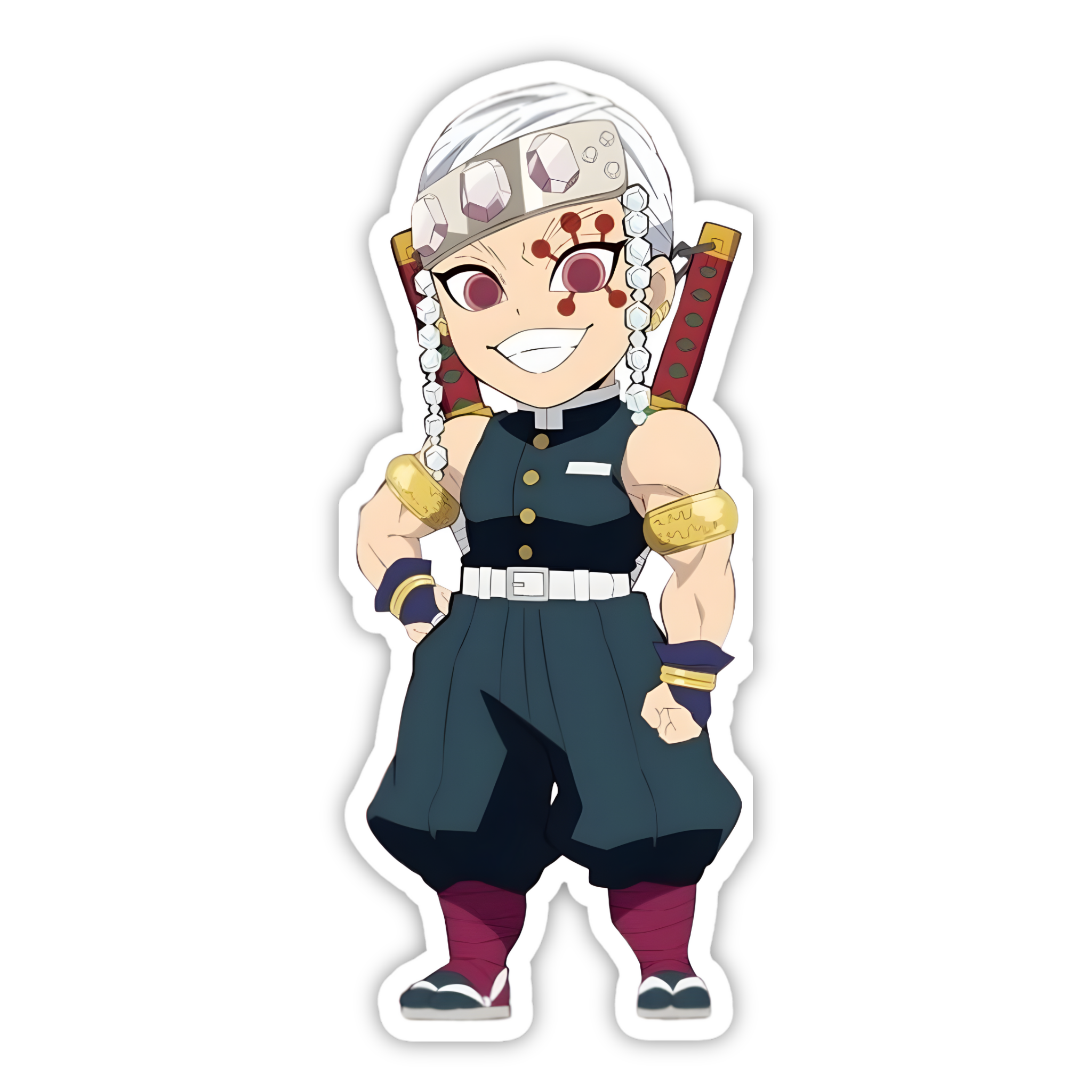 Tengen Uzui Chibi Classic Sticker