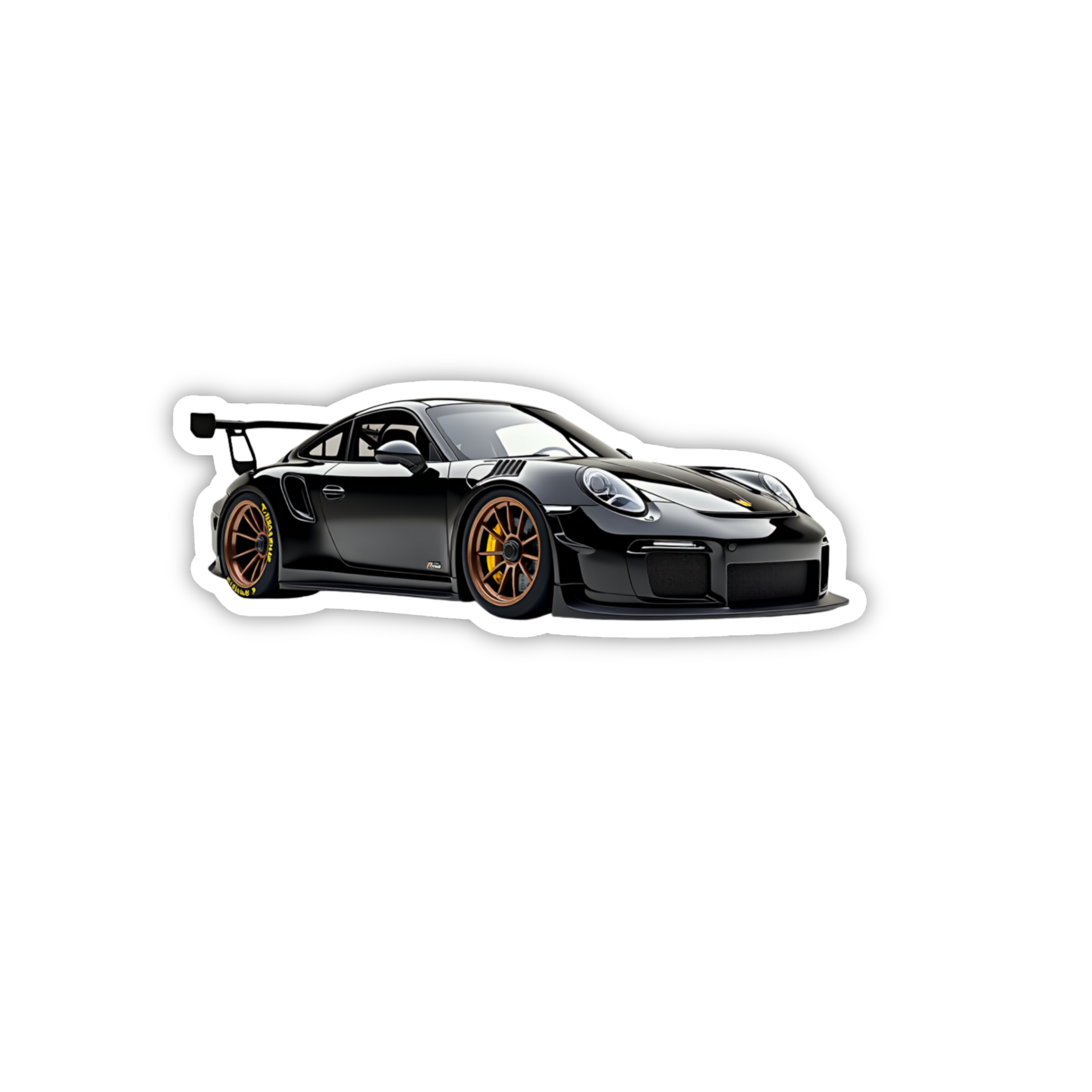 Hot Wheels Supercar Design #72 Premium Car Sticker