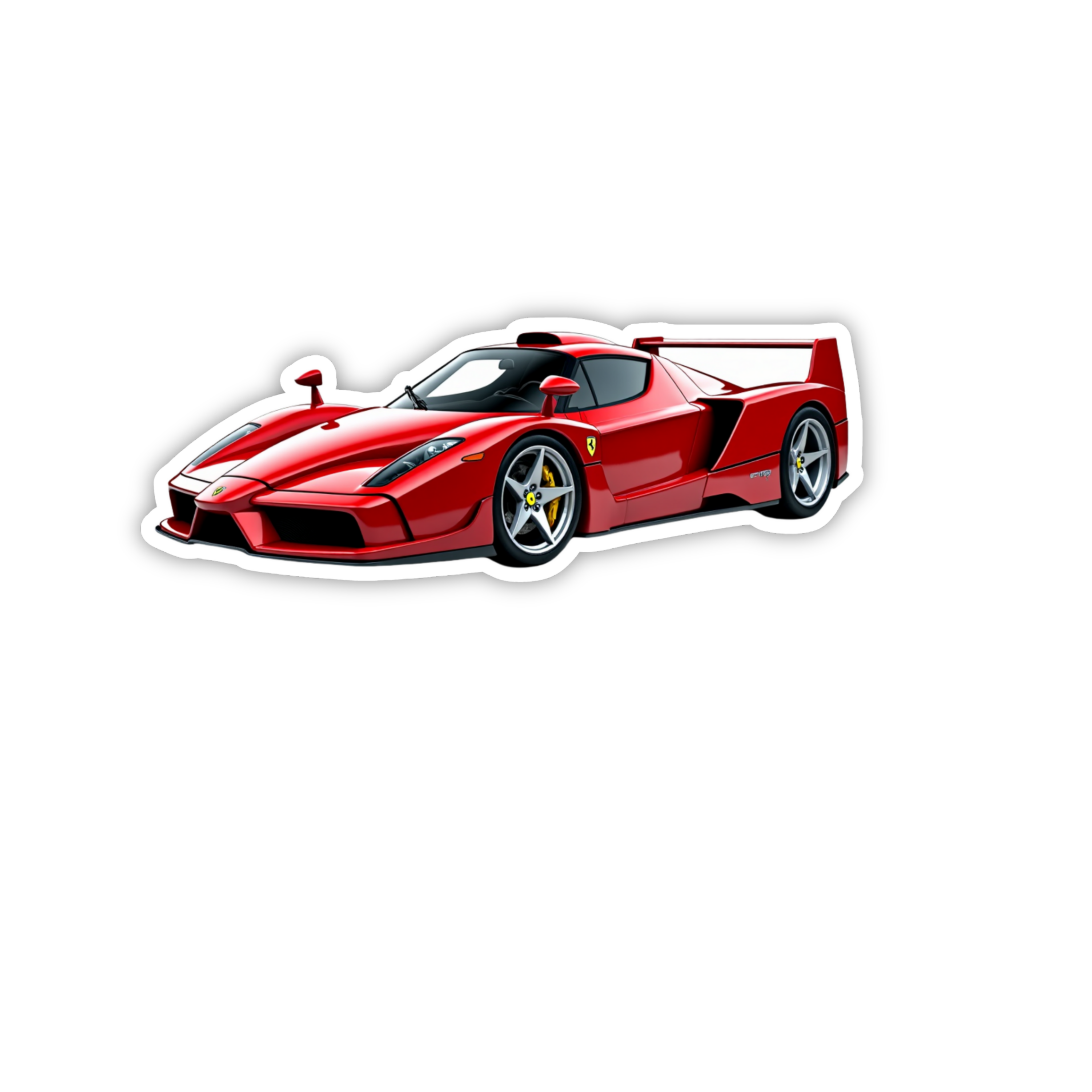 Hot Wheels Supercar Design #75 Premium Car Sticker