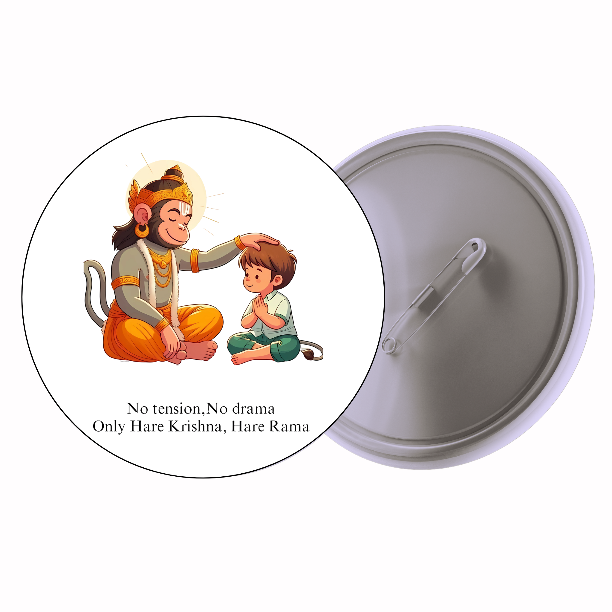 Mahabharat – Only Krishna Knows | Colorful Quote Badge