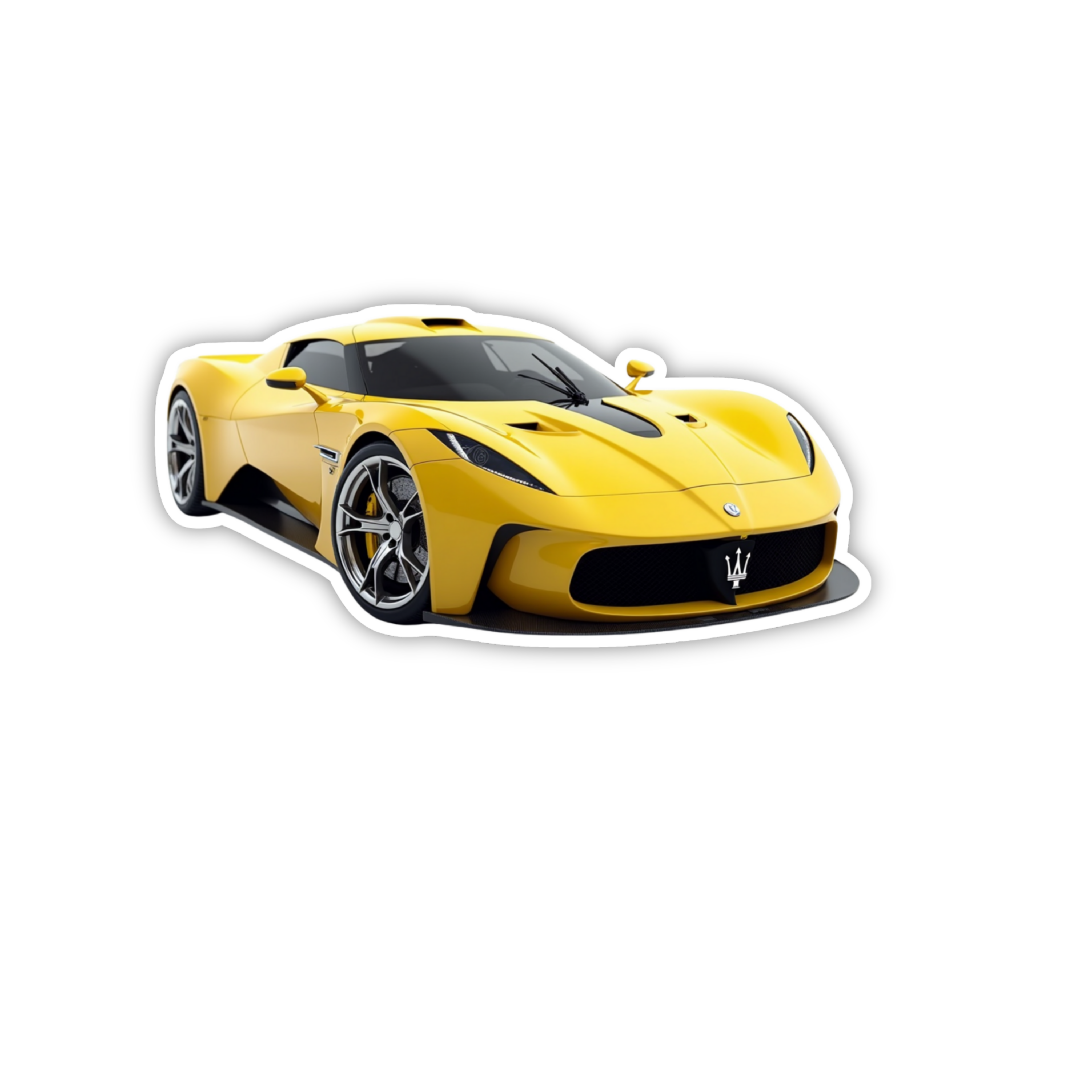 Hot Wheels Supercar Design #76 Premium Car Sticker