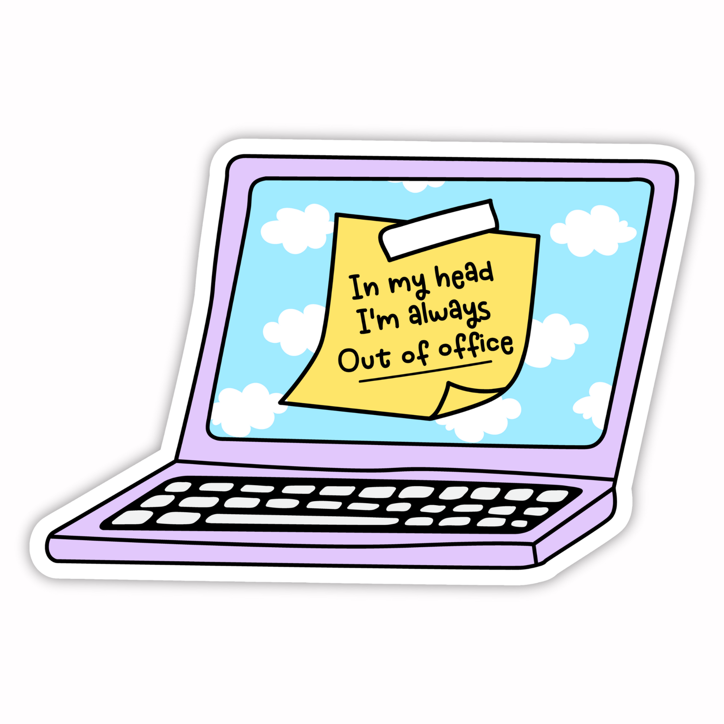 Workplace Stickers - Coworker High Five Chair