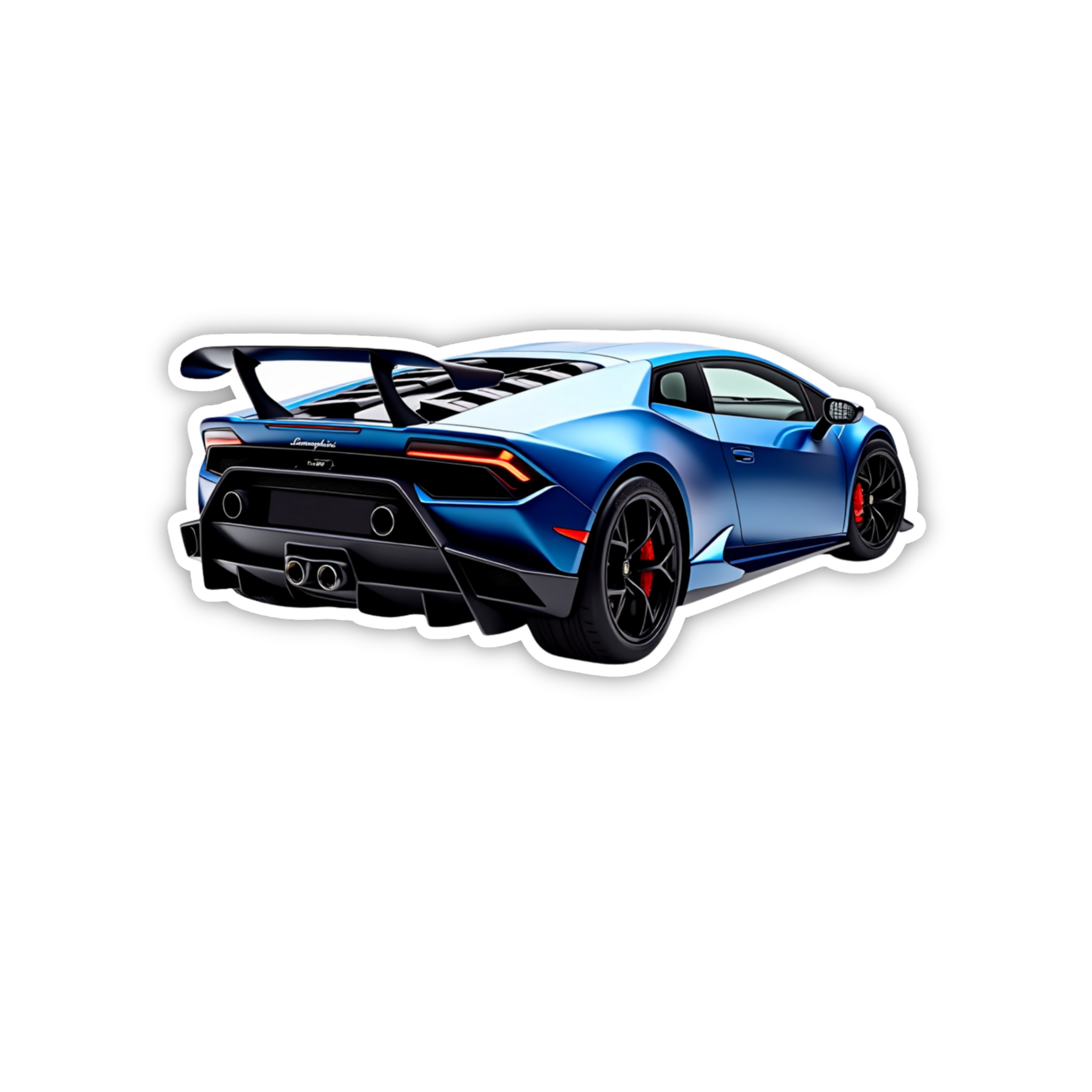 Hot Wheels Supercar Design #77 Premium Car Sticker